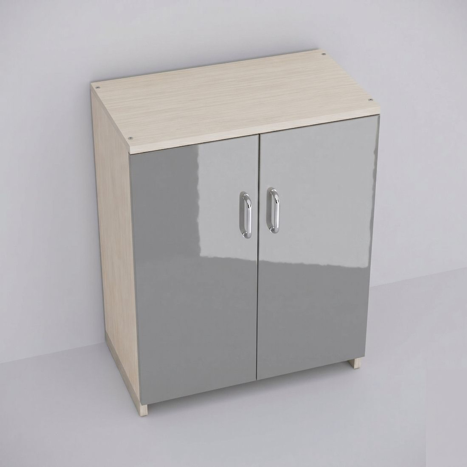 Image of TUNEHOME Metal Kitchen Cabinet (Finish Color - SILVER, DIY(Do-It-Yourself))