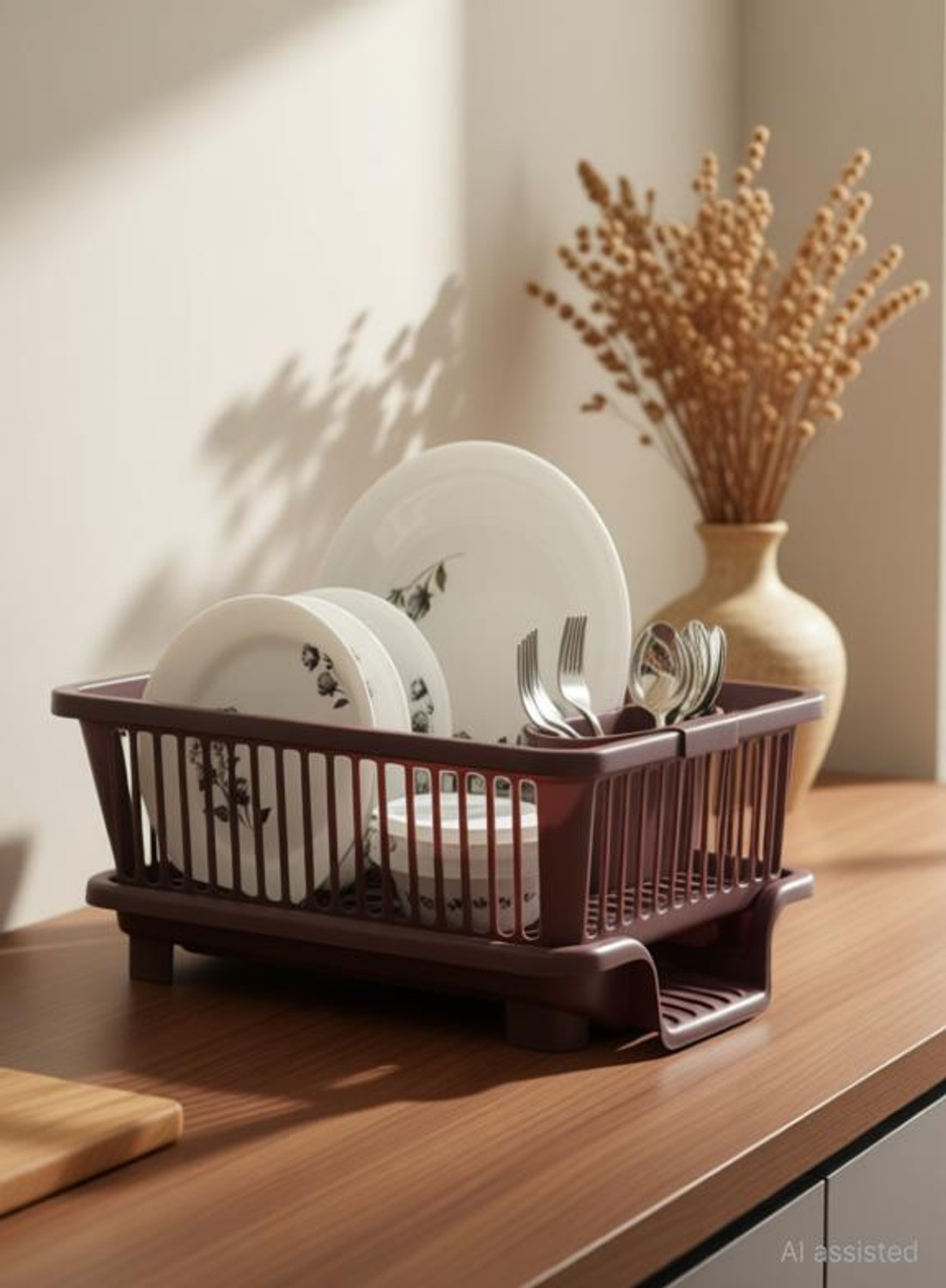 DDecora 3 in 1 Large Sink Set Dish Rack Drainer Drying Rack Washing Ba