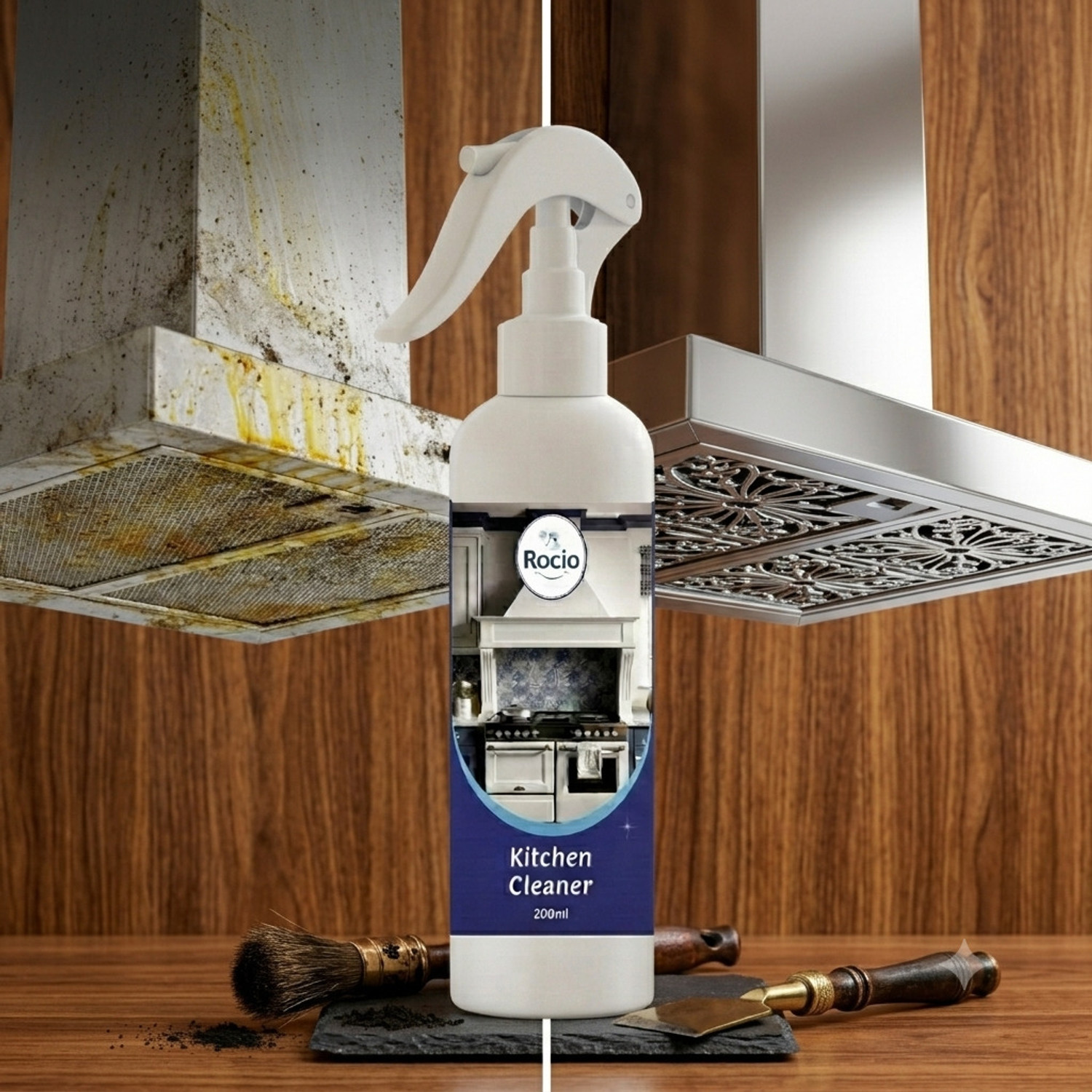 Image of Lizol Suitable for All Floor Cleaner Mops | Kills 99.9% Germs Rose Kitchen Cleaner (5 L)