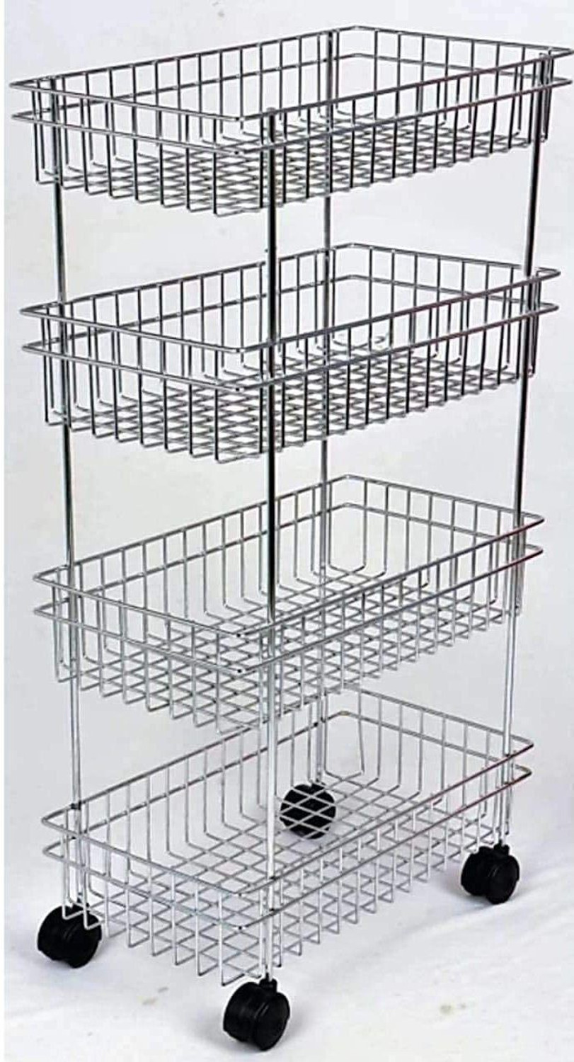 EVERSUN Stainless Steel Kitchen Trolley
