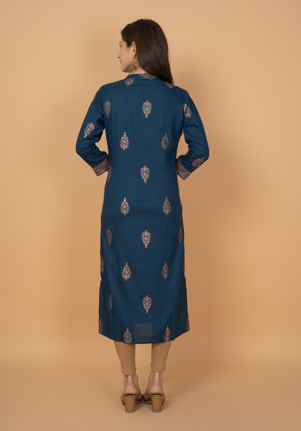 Image of Annsh Apparel Women Printed Straight Kurta