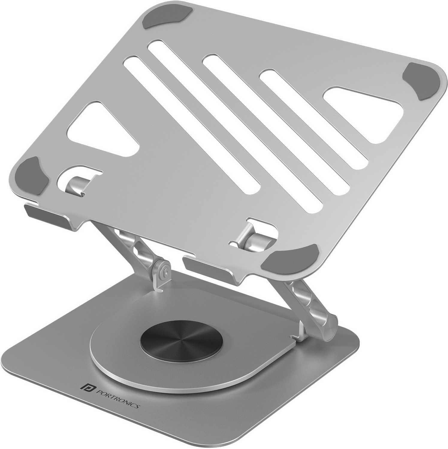 Portronics My Buddy K3 Foldable &amp; Adjustable POR-1417 Laptop Stand