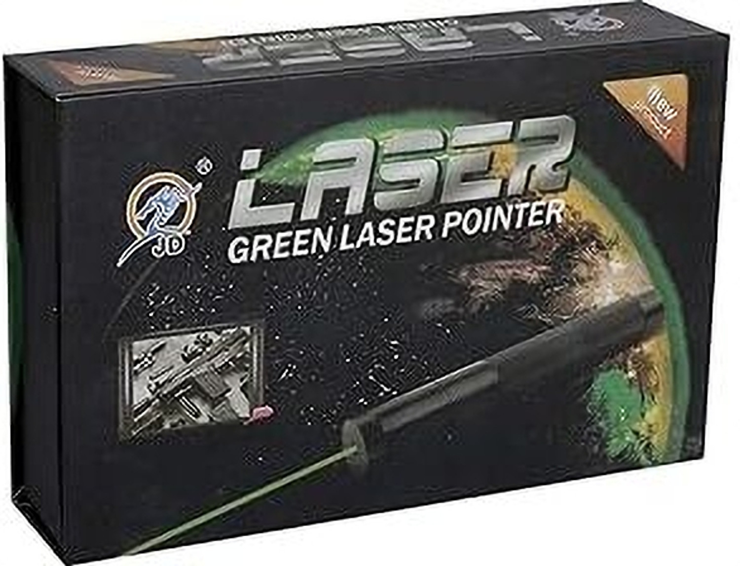 Image of MOOZMOB Long Range Green Laser Pointer Light for Presentation Kids and Pets Play (1000 nm, Green)