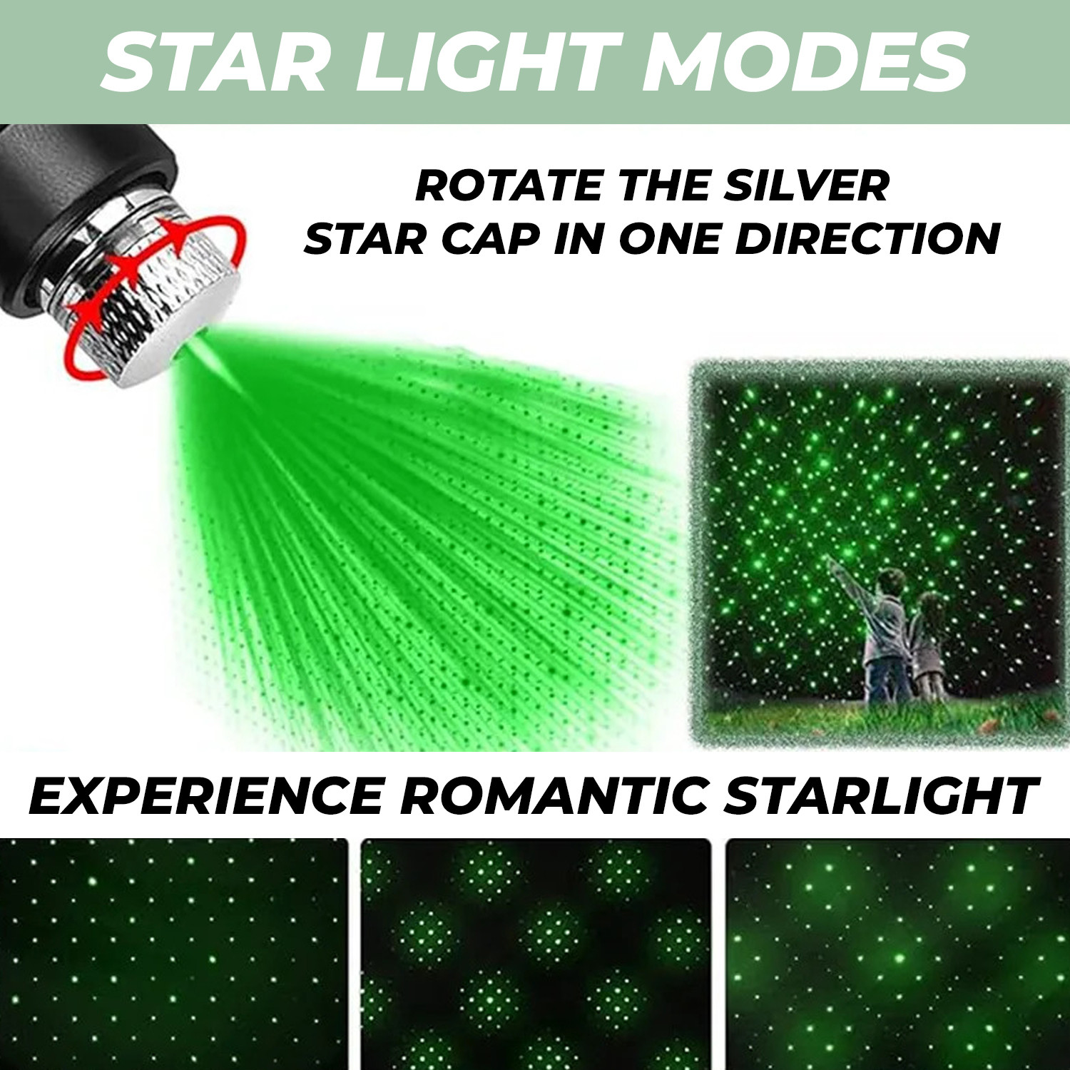Image of MOOZMOB Long Range Green Laser Pointer Light for Presentation Kids and Pets Play (1000 nm, Green)