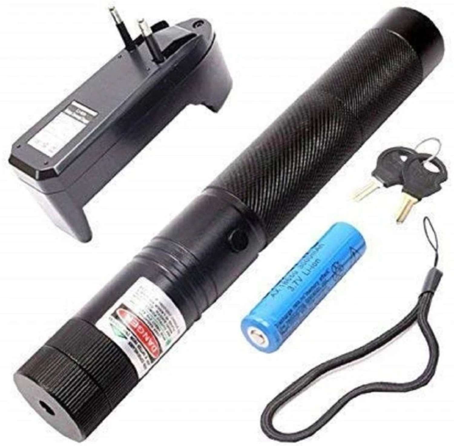 Image of MOOZMOB Long Range Green Laser Pointer Light for Presentation Kids and Pets Play (1000 nm, Green)