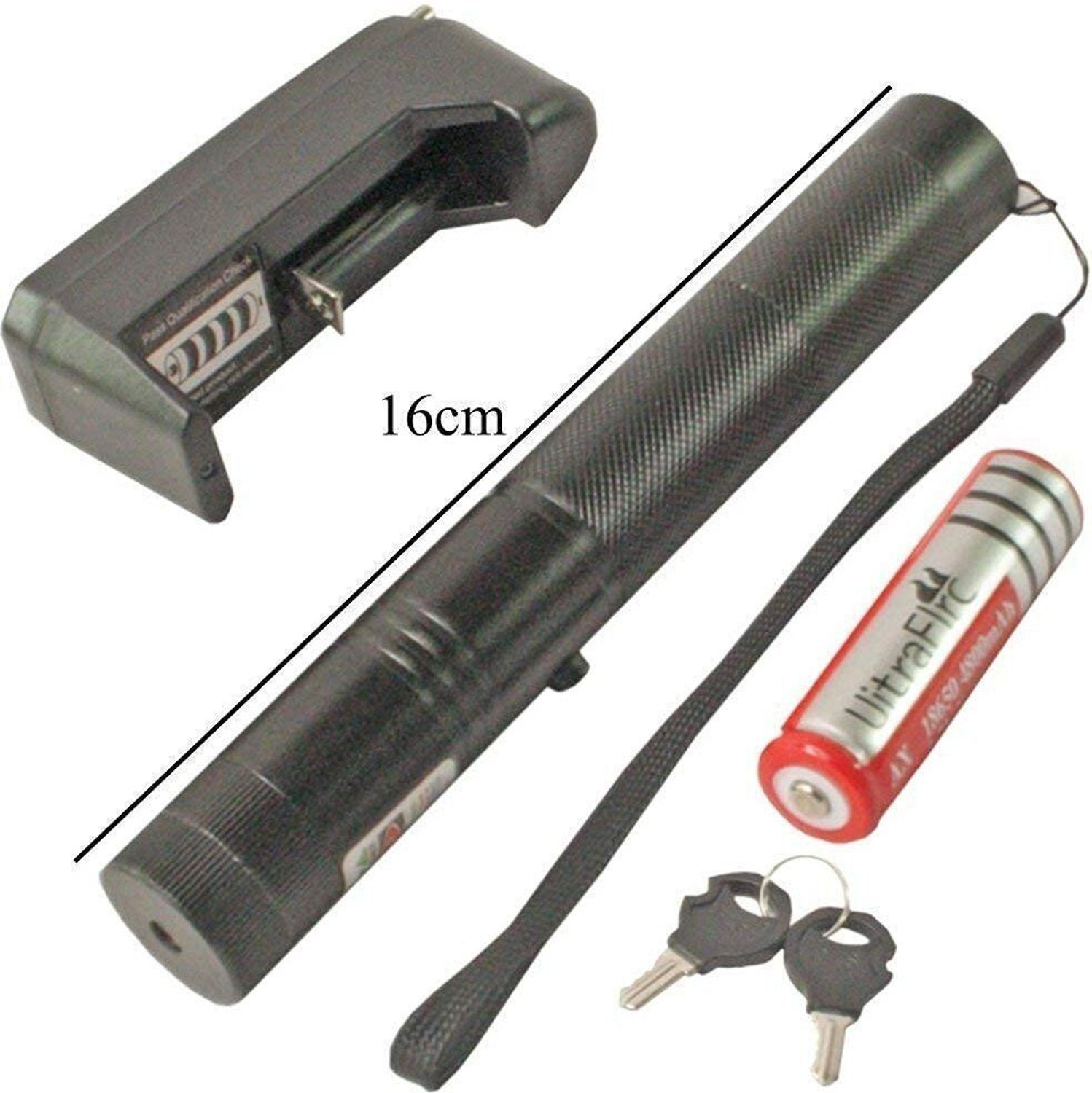 Image of MOOZMOB Long Range Green Laser Pointer Light for Presentation Kids and Pets Play (1000 nm, Green)