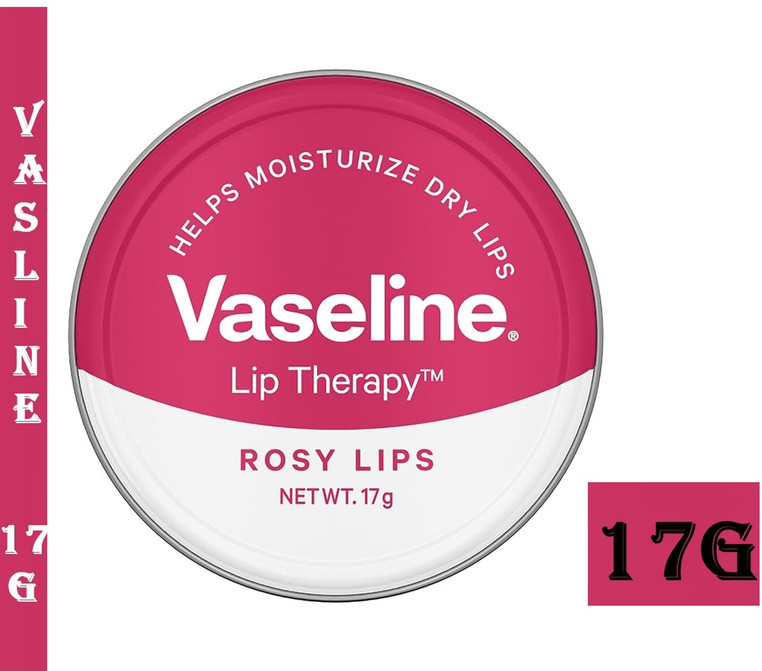 Image of Vaseline Imported Lip Balm Tinted Rosy Rosy (Pack of: 1, 10 g)