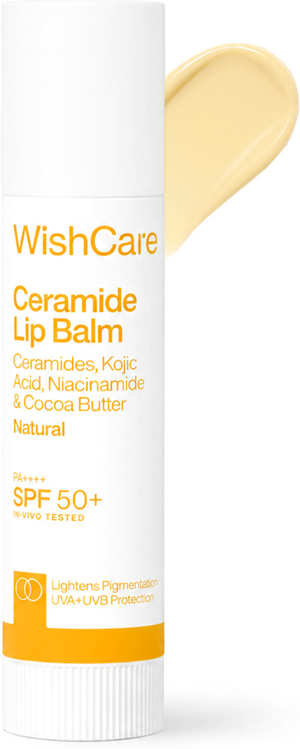 WishCare Ceramide Lip Balm with SPF50 PA+++ - Kojic Acid & Niacinamide