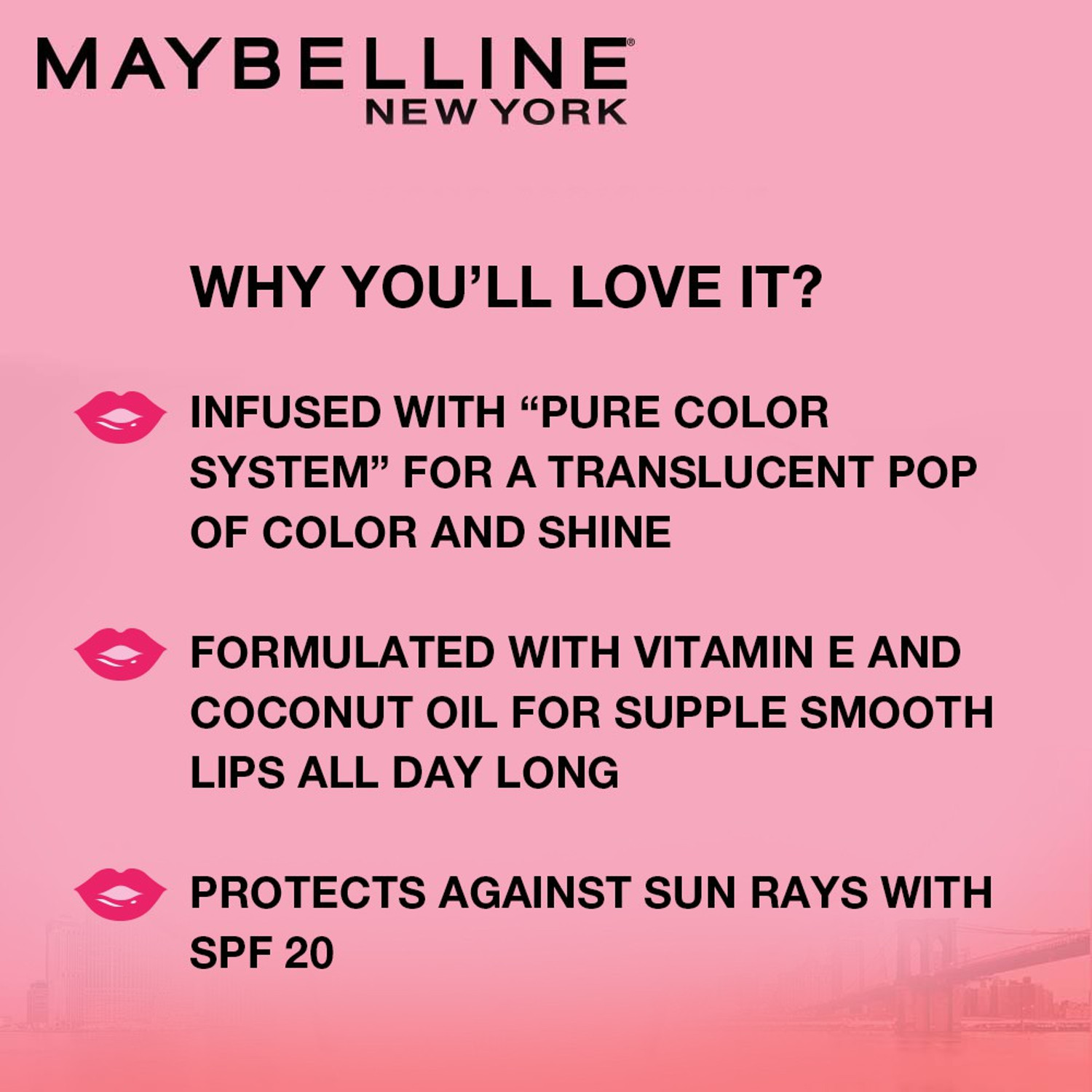 Image of MAYBELLINE NEW YORK Baby Lips Tinted Lip Balm Pink Lolita