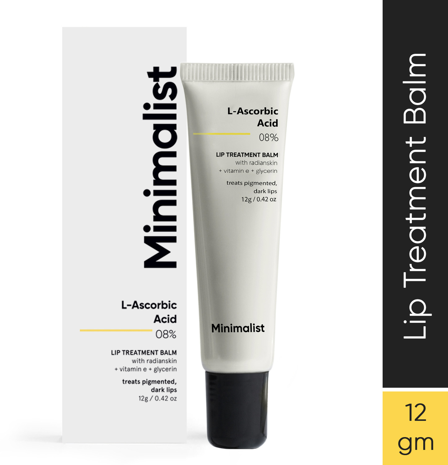 Minimalist 8% L-Ascorbic Acid Lip Treatment Balm with Radianskin for p