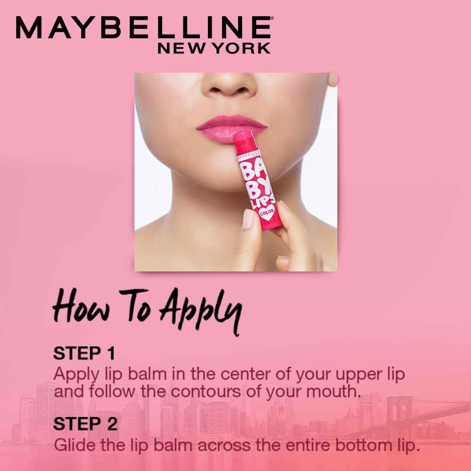 Image of MAYBELLINE NEW YORK Baby Lips Tinted Lip Balm Pink Lolita