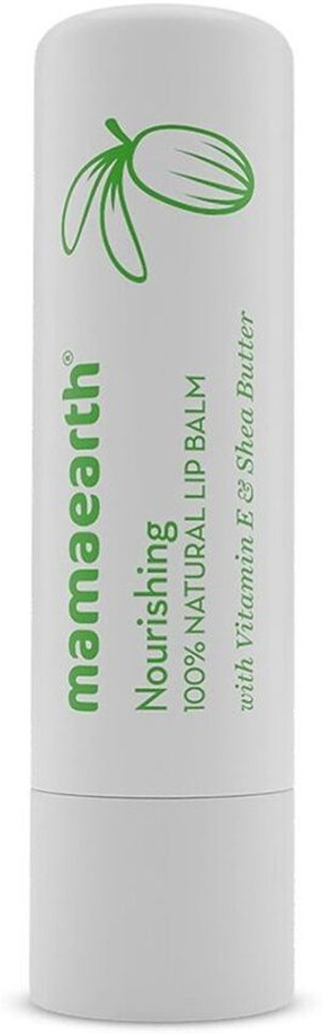 MamaEarth Nourishing 100% Natural Lip Balm with Vitamin E and Shea But
