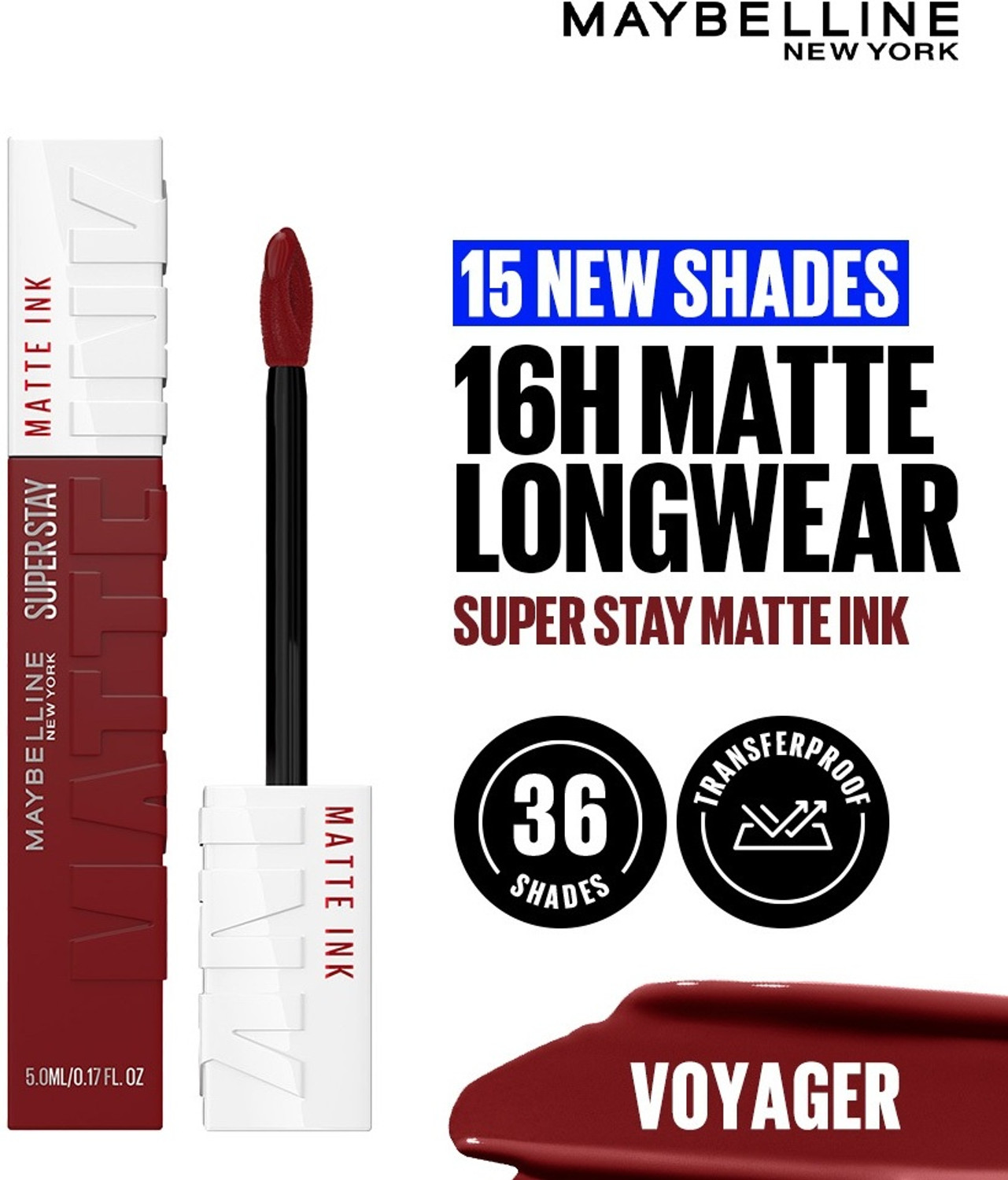 MAYBELLINE NEW YORK New York Super Stay Matte Ink Liquid Lipstick  (