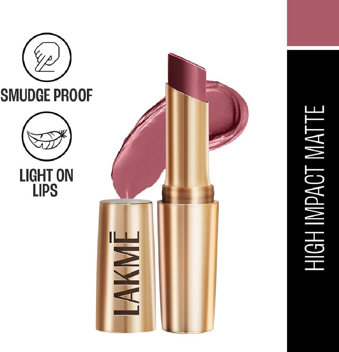 Image of LOTUS MAKE - UP Proedit Silk Touch Matte Lip Color Wine Whim SM08 (Wine, 4.2 g)