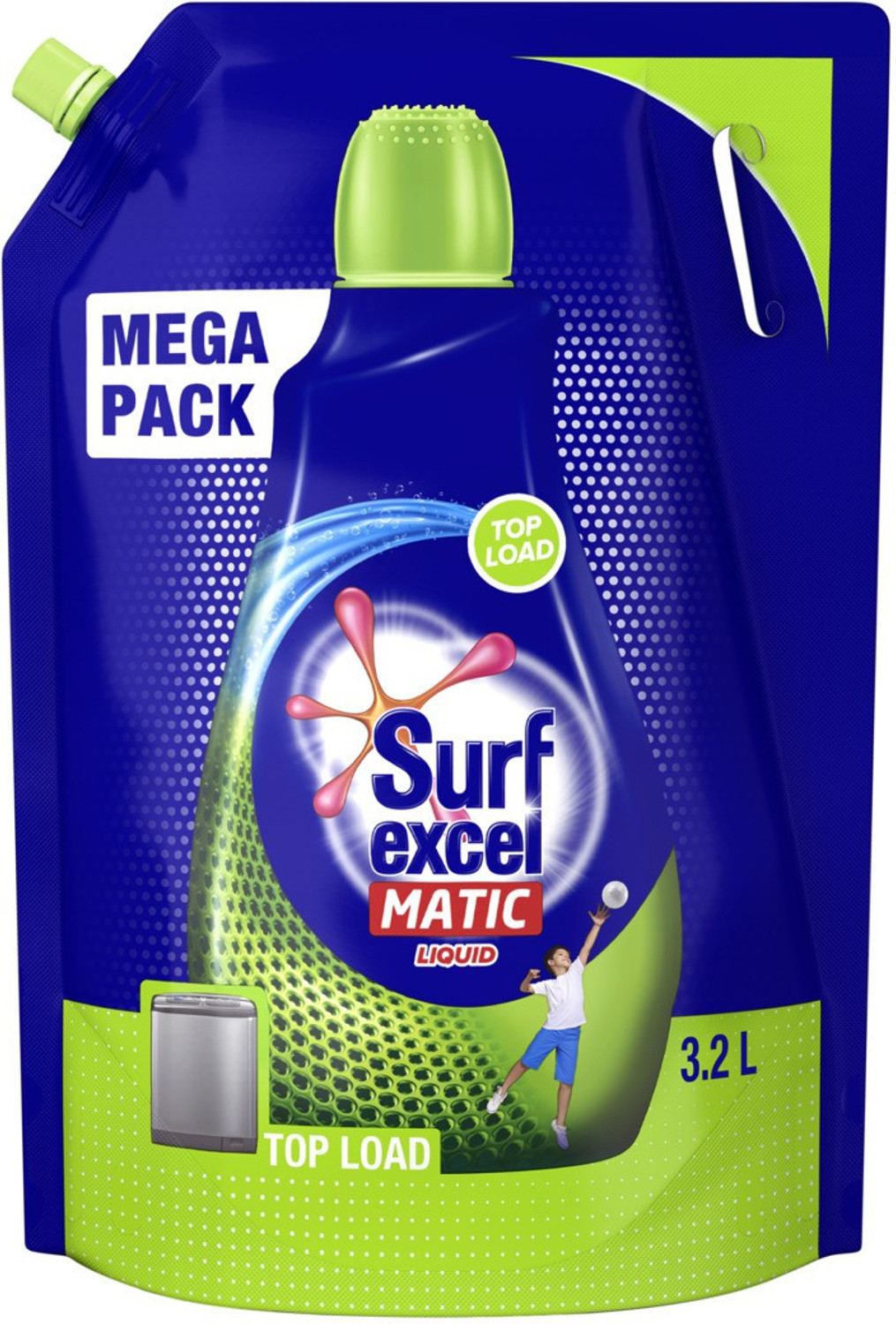 Image of Surf excel Matic Top Load Liquid Detergent Refill pouch, Remove Stains Fresh Liquid Detergent