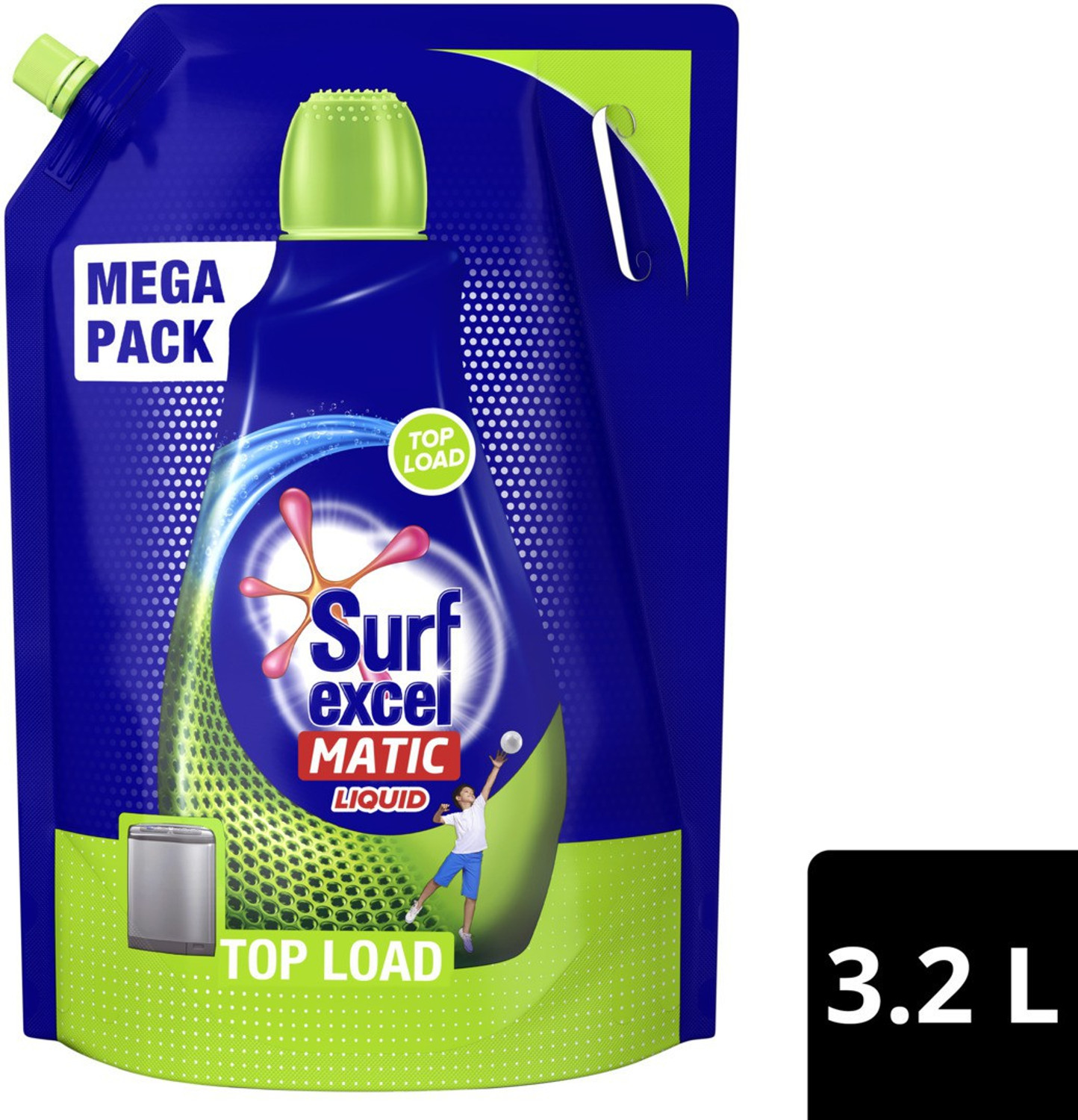 Image of Surf excel Matic Top Load Liquid Detergent Refill pouch, Remove Stains Fresh Liquid Detergent