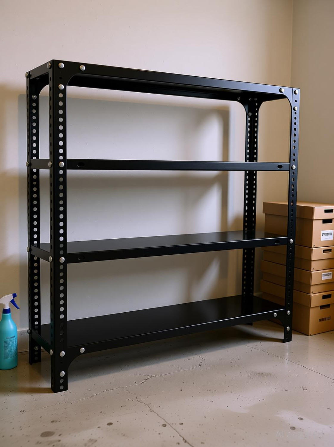 Image of Heaven Shield Containers Kitchen Rack Multipurpose Rack | Microwave Oven Stand & OTG Rack Iron, Wood
