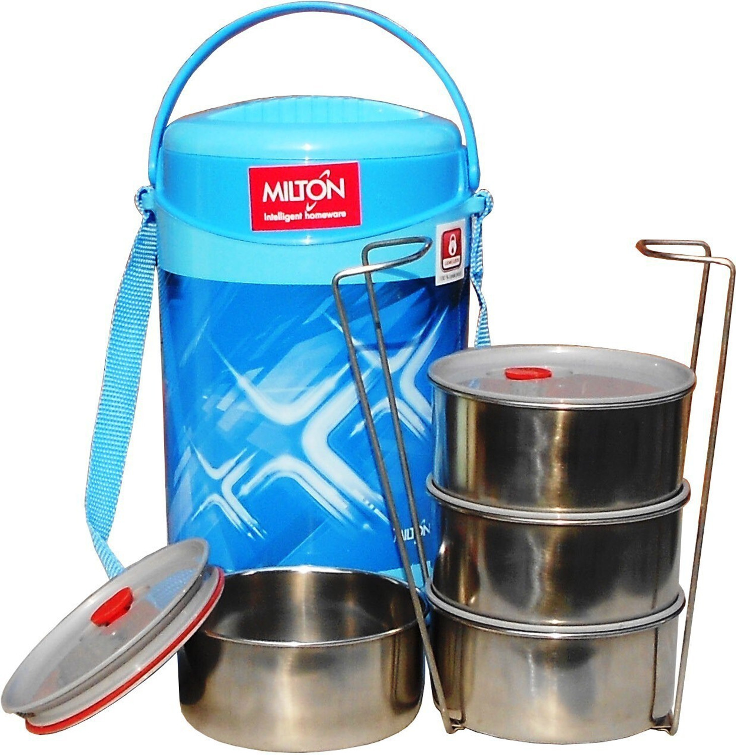 MILTON econa deluxe 4 Containers Lunch Box  (800 ml)