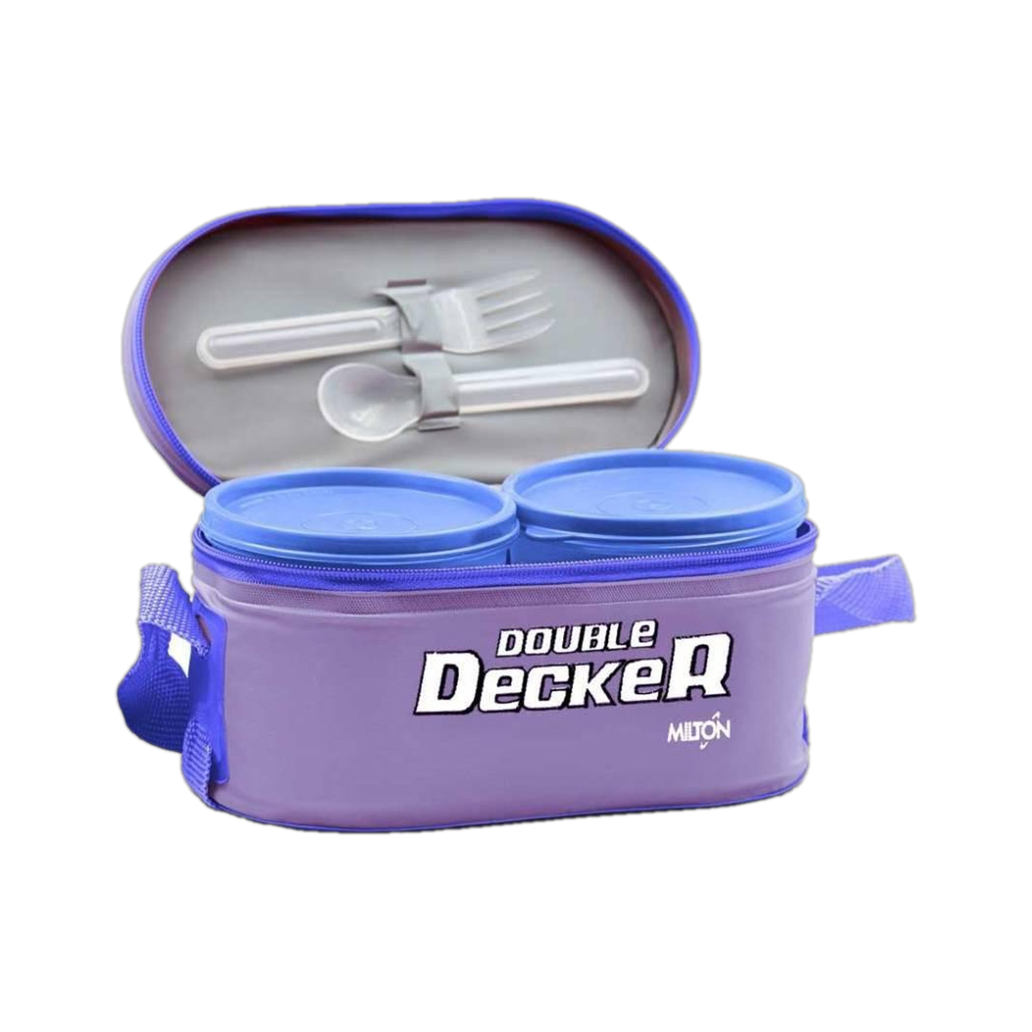 MILTON lujoso Double Decker 3 Containers Lunch Box