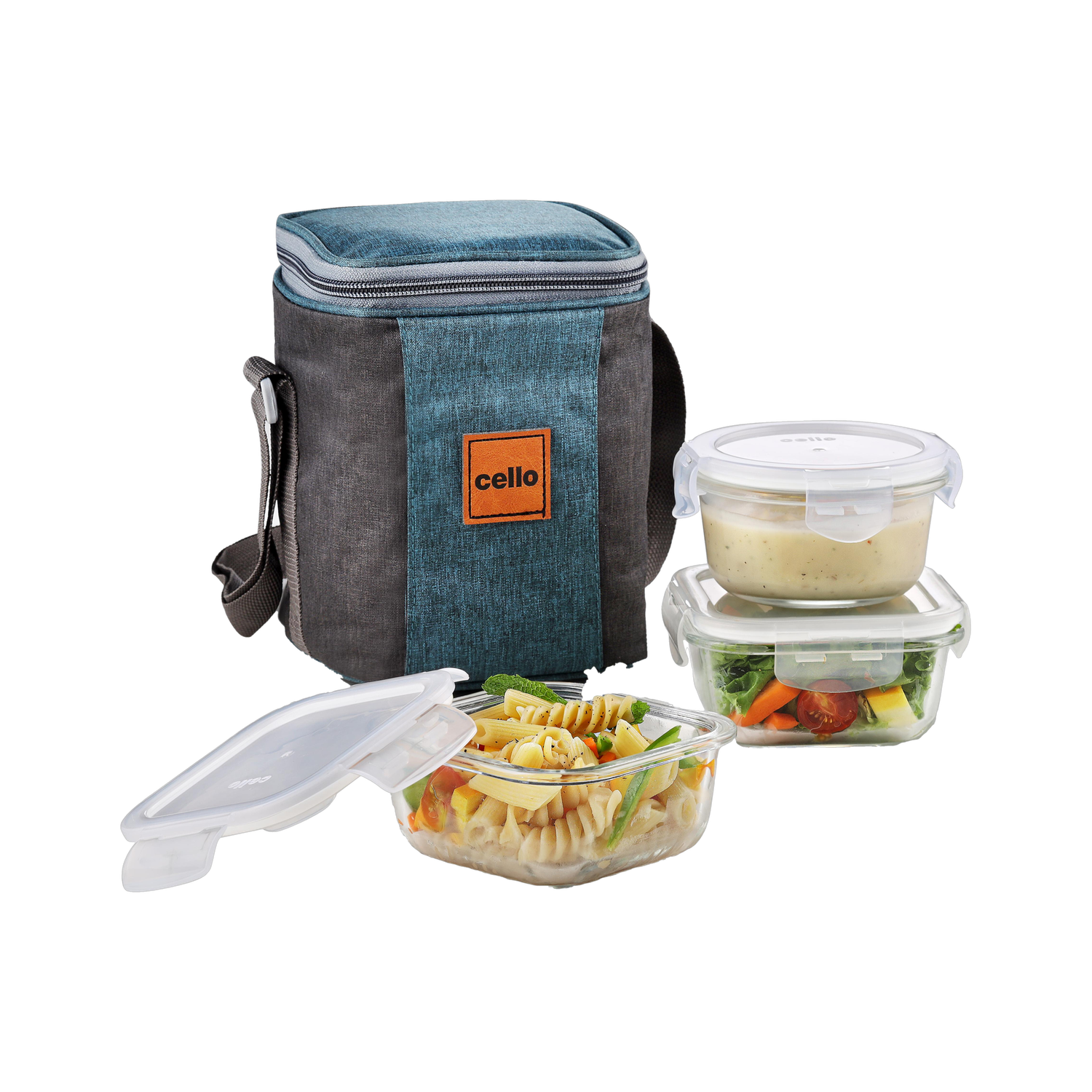 cello Elite Mix Lunch box 3 pcs set 3 Containers Lunch Box