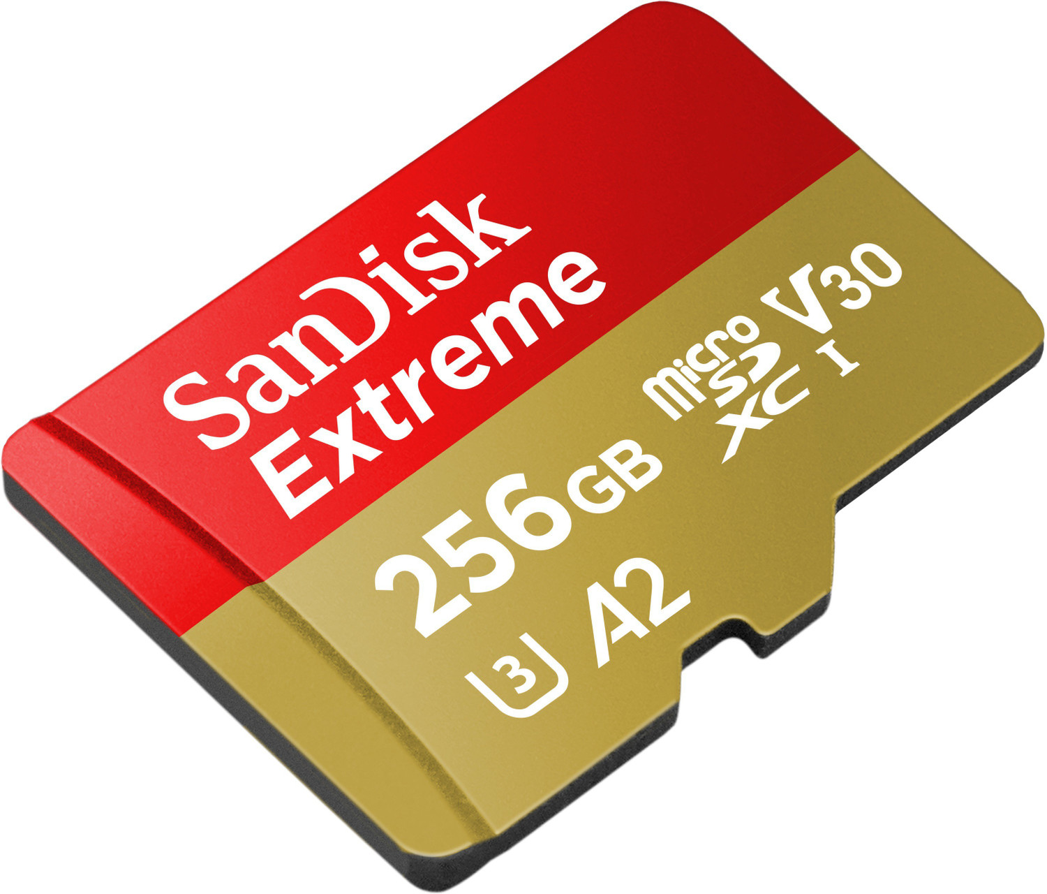 Image of SanDisk SDSQXAV-256G-GN6MN Extreme A2 256 GB MicroSDXC Class 10 190 MB /s Memory Card Compatible with Camera, Mobile