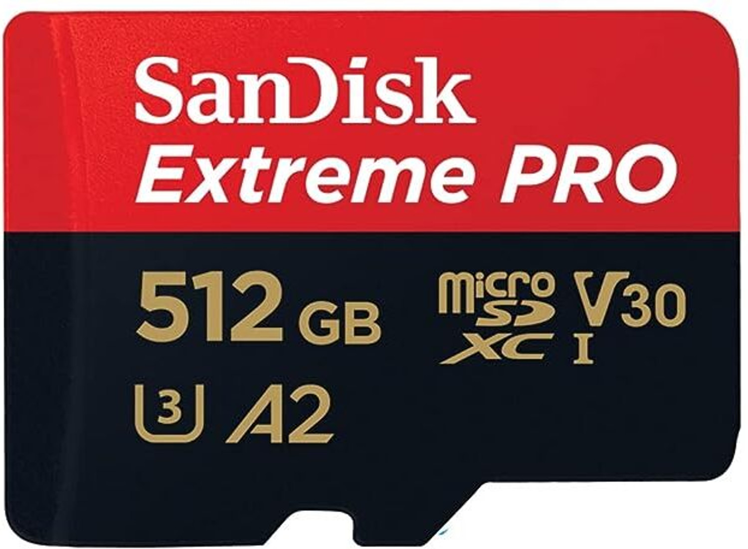 SanDisk Extreme Pro 512 GB MicroSDHC Class 10 200 MB/s Memory Card