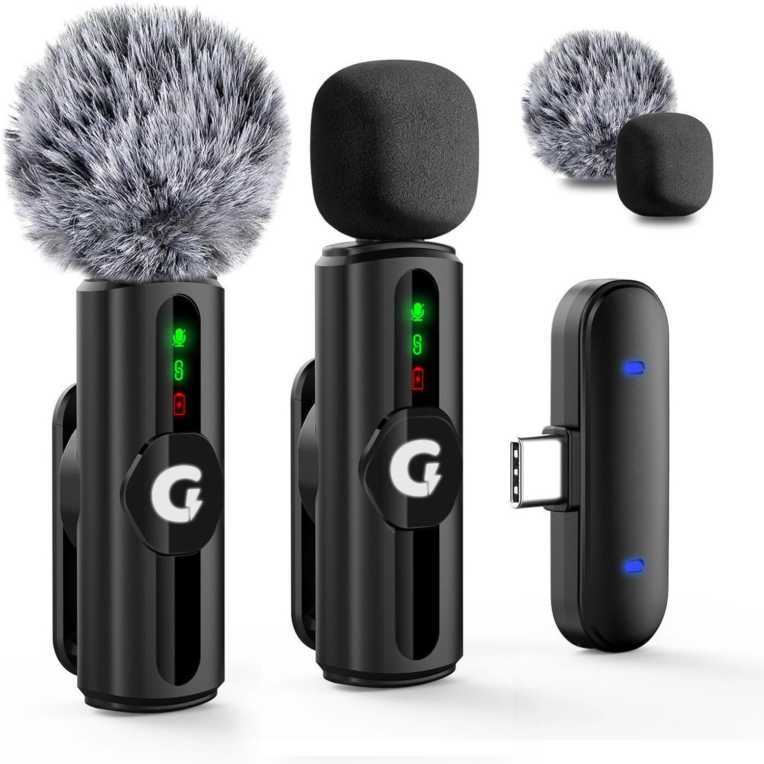 Grenaro Wireless Mic for YouTube – Noise‑Reduction Vlog Mic