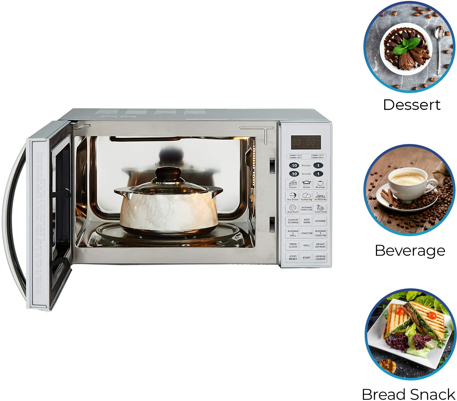 Image of IFB 25 L Metallic silver Convection Microwave Oven