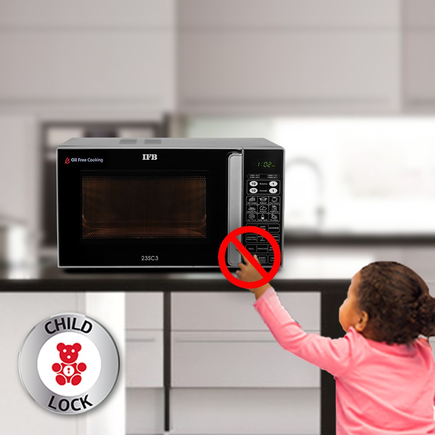 IFB 23 L Convection Microwave Oven (23SC3, Silver) Price History