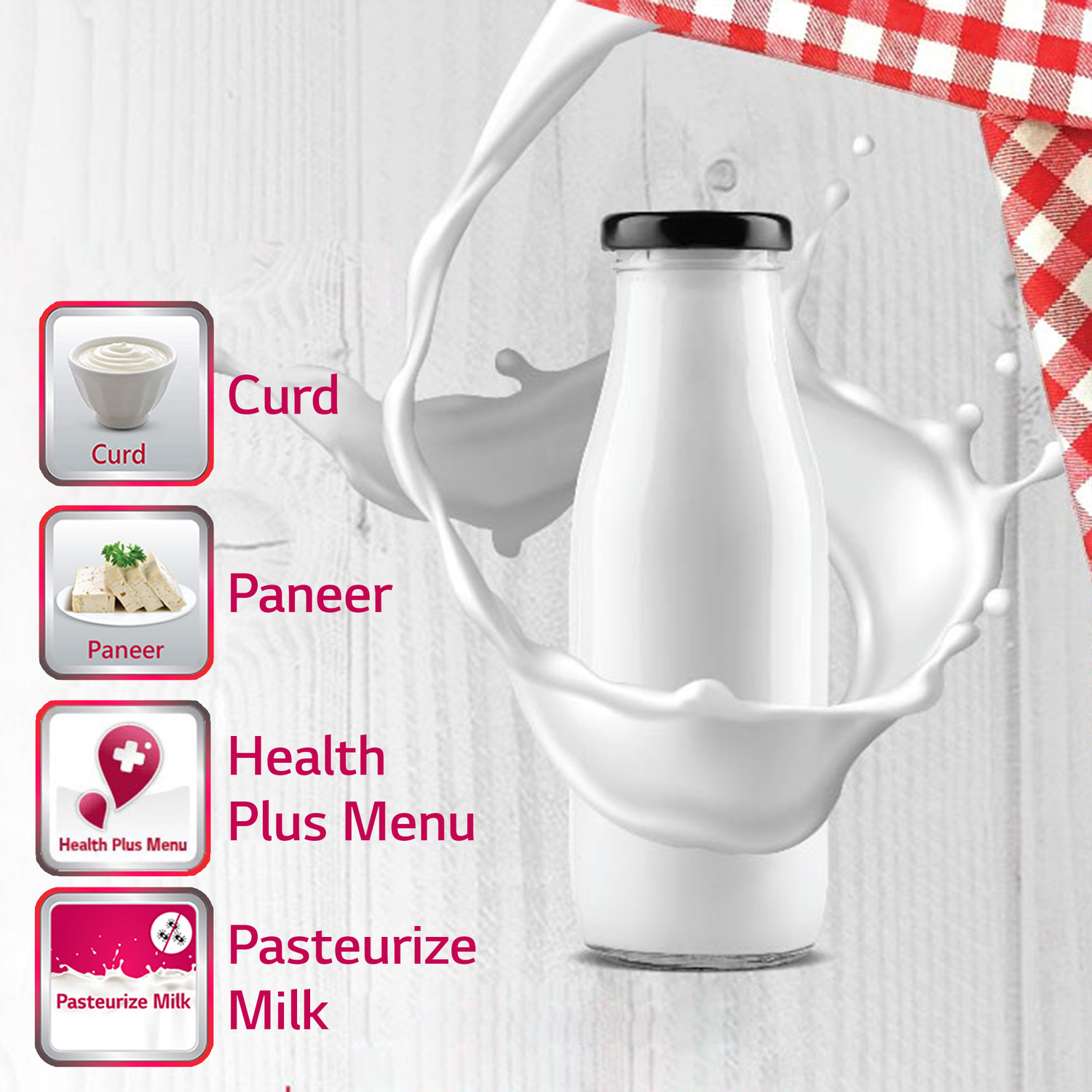 Image of LG 32 L Auto Cook Menu, Stainless steel cavity, 360 degree Motorised Rotisserie for Bar-be-queing, Indian Cuisine, Tandoor Se, Steam Clean & Diet Fry) Convection Microwave Oven