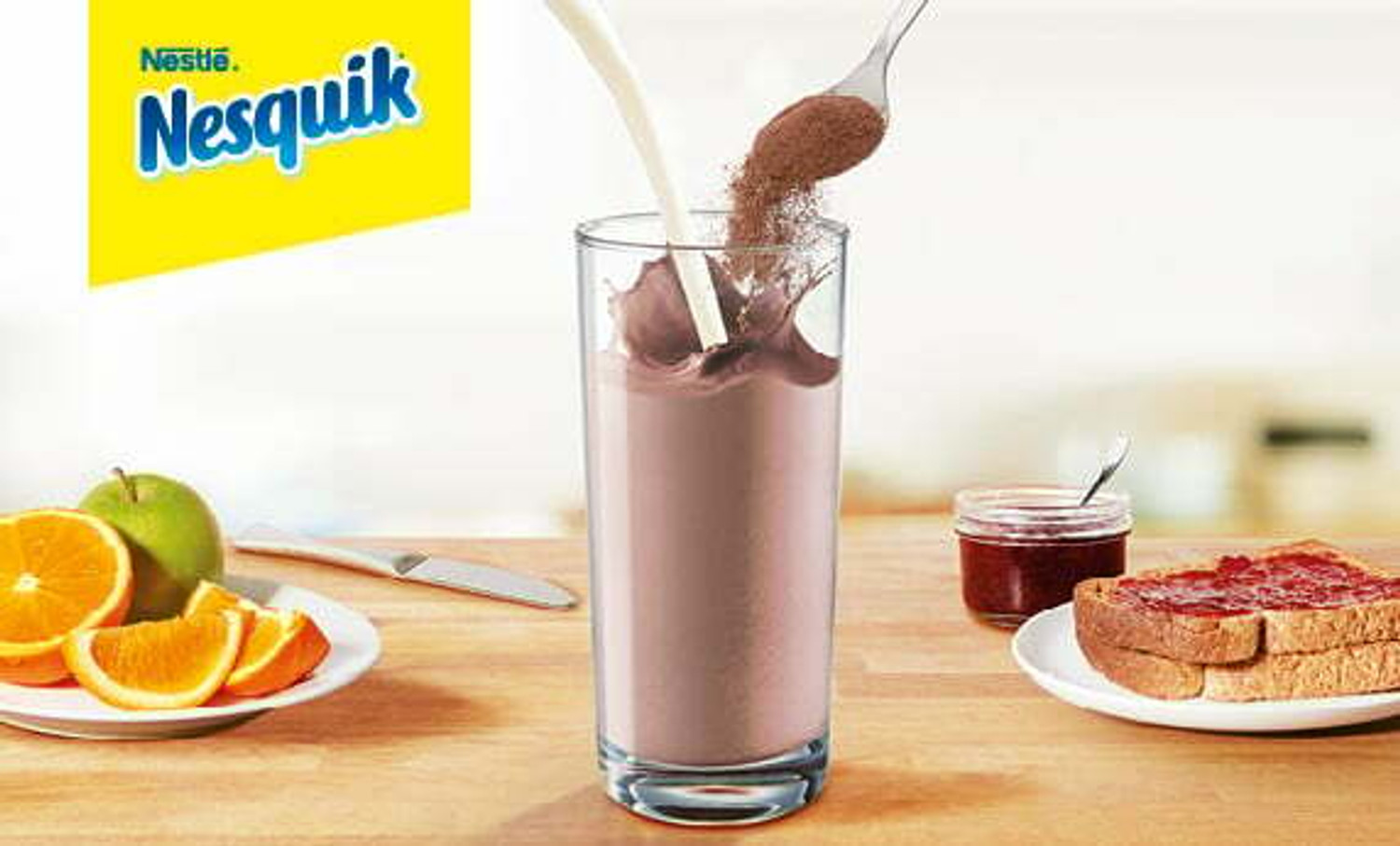 Image of NESTLE Nesquik Chocolate Flavor Milkshake (IMPORTED FROM UK)