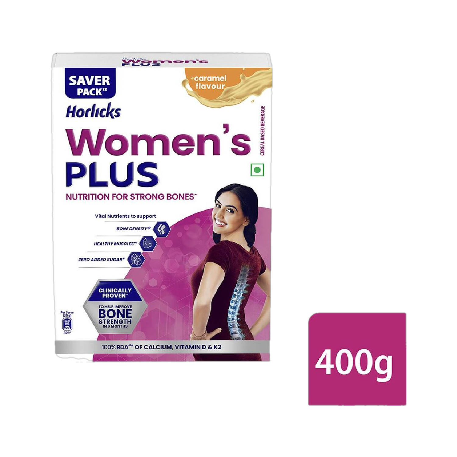 Horlicks Women's Plus Calseal Formula - Caramel Flavour  (400 g