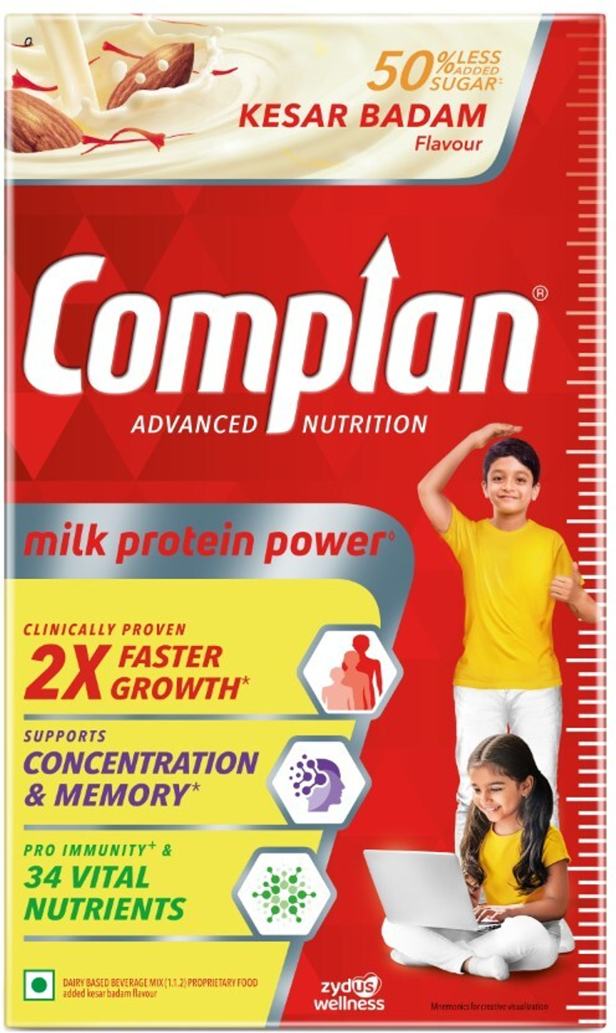 Complan Kesar Badam Nutrition Drink 400g – ₹393, 51% Off