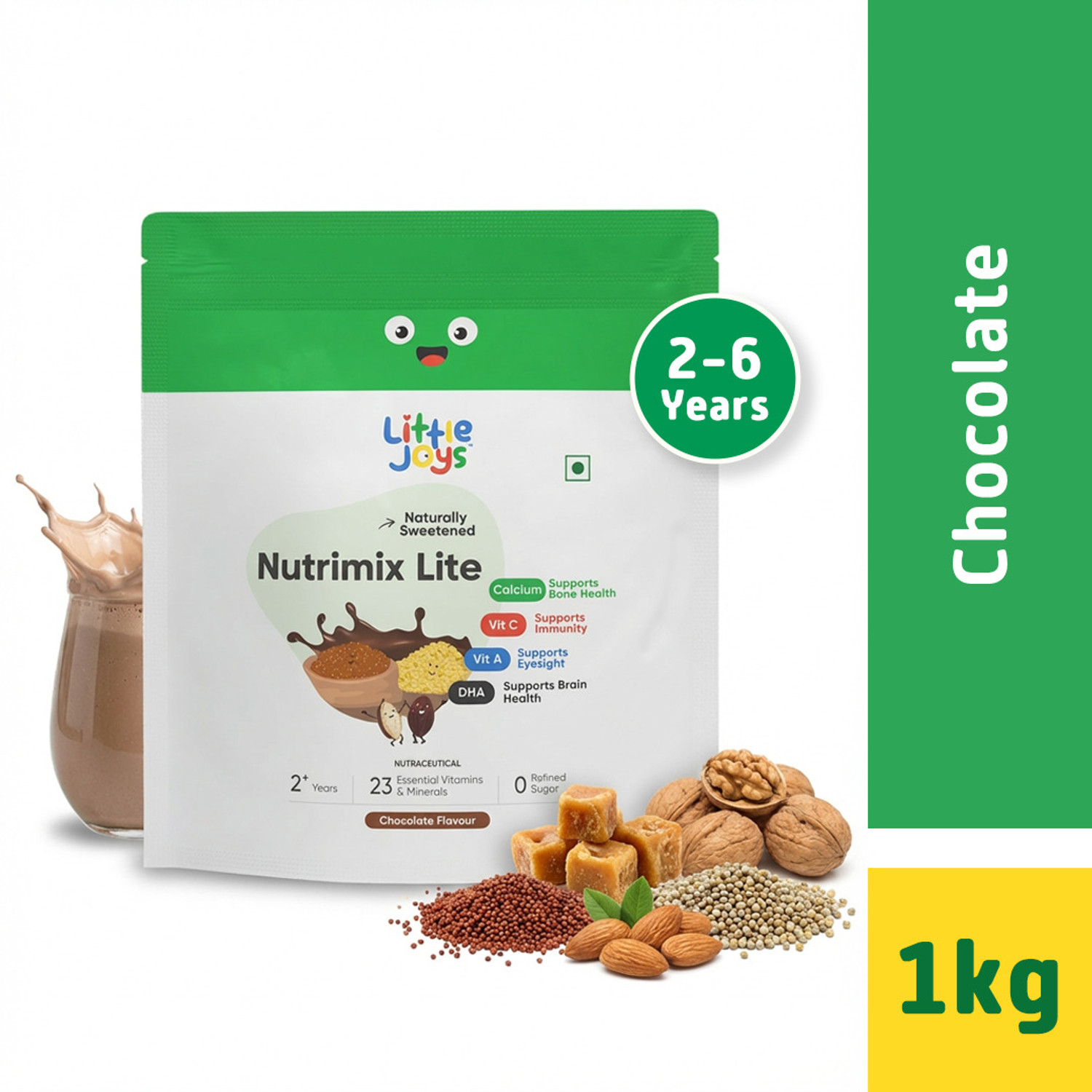 Little Joys Nutrimix Lite For Kids 2-6Yrs | Improves Immunity &Gut Hea
