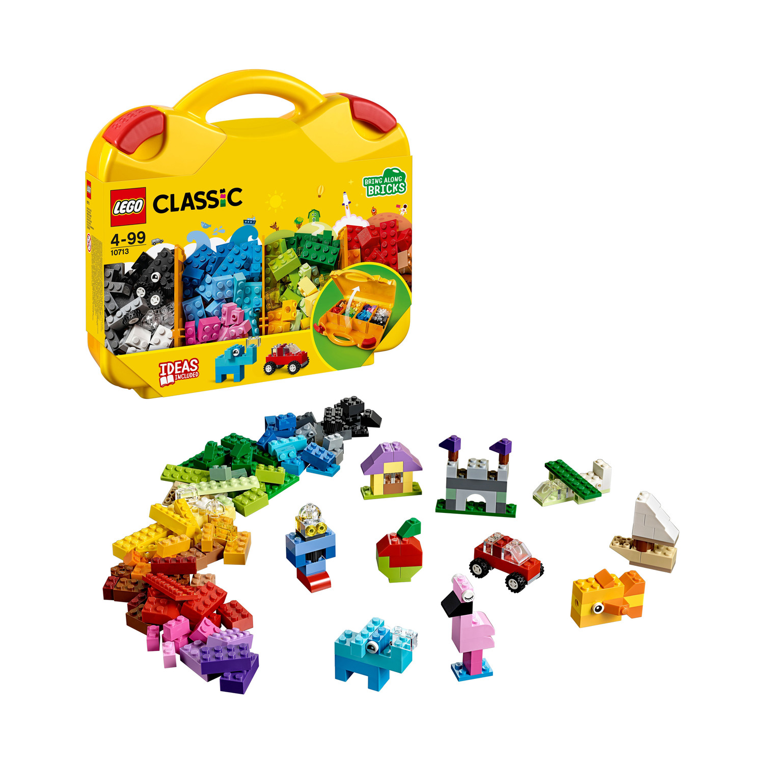 LEGO Classic Creative Suitcase 10713 Building Kit (213 Blocks)