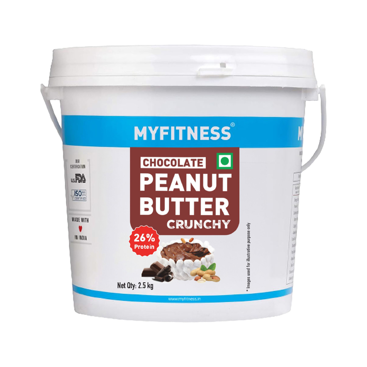 MYFITNESS Chocolate Peanut Butter crunchy 2500 g