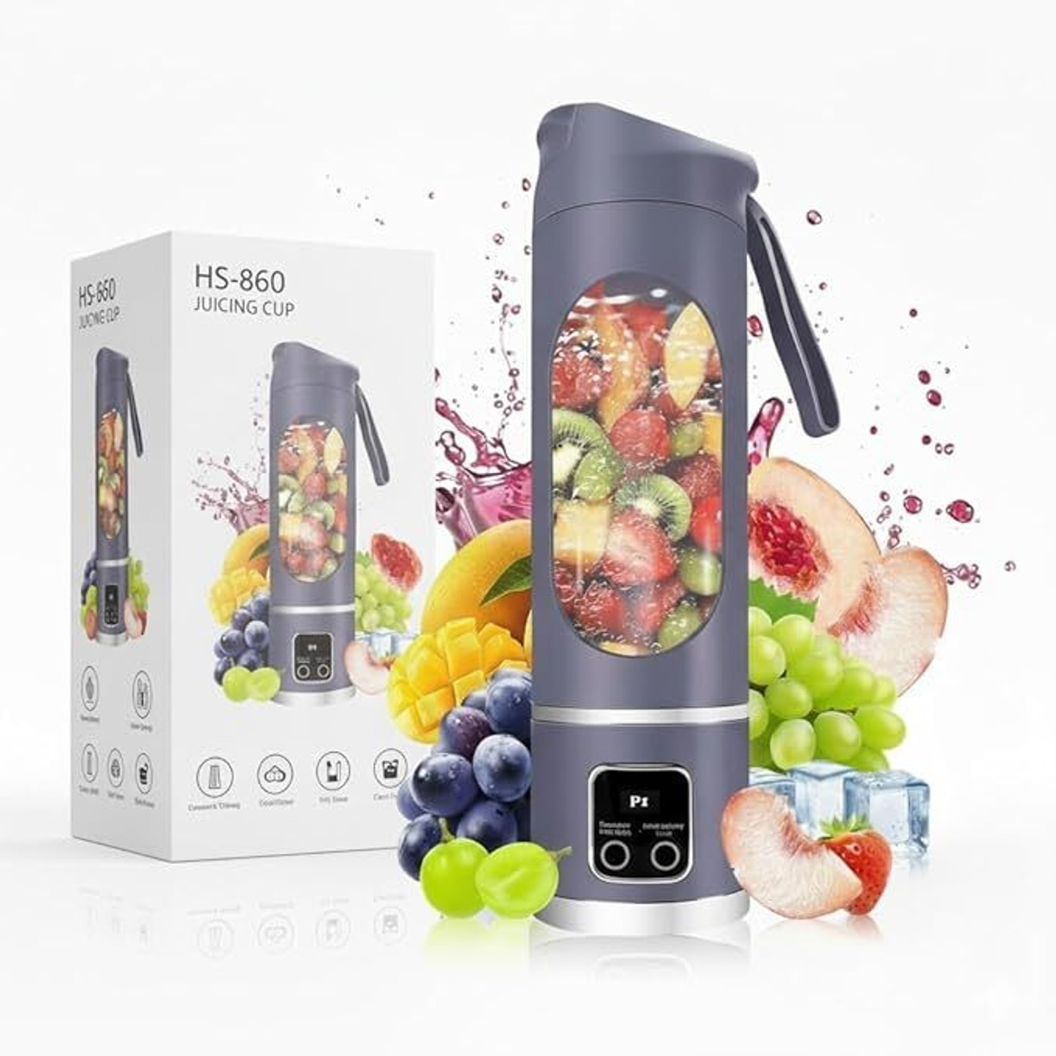 Image of jiyanshi B 1 40 W Juicer (USB Portable Blender | 1 Jar | Multicolor)