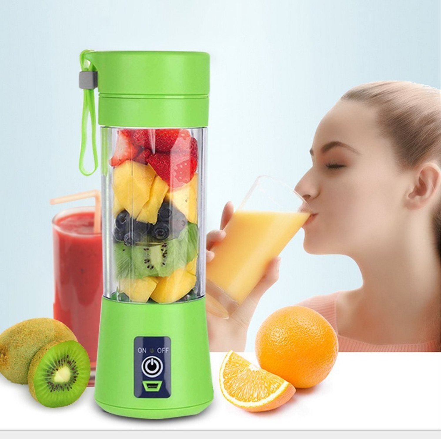 Image of JayGopalTrendz Portable Juicer 0.1 40 W Juicer (Juicer001 green | Multicolor)