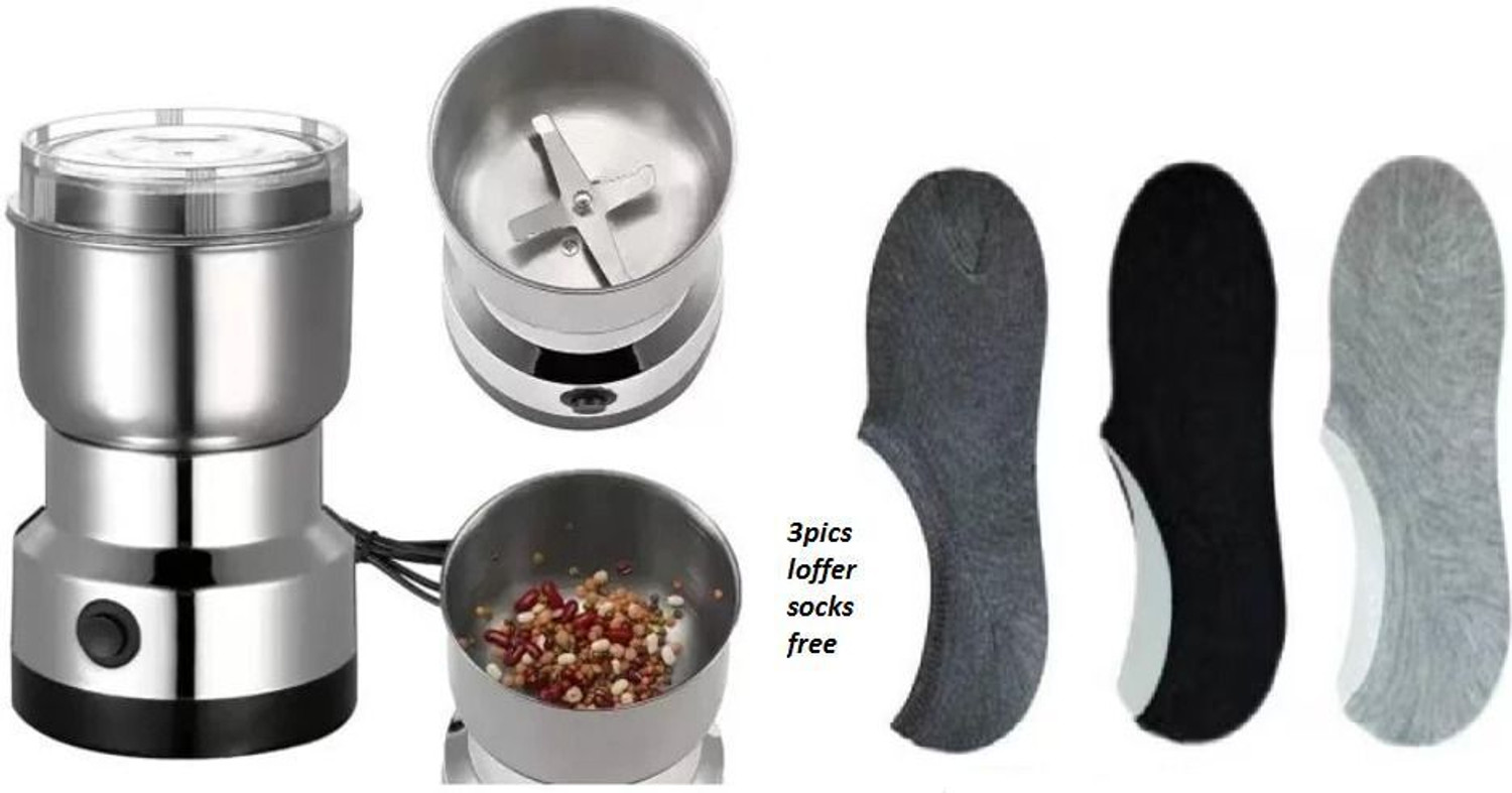 Image of Manasa Pro 450 W Juicer Mixer Grinder (Portable Grinder, USB Rechargeable Mini Grinder, Electric Grinder for mix 24 | 1 Jar | Silver)