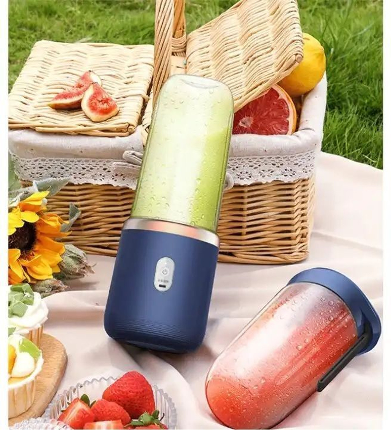 Image of implex mart PJC-34 200 W Juicer Mixer Grinder (Personal Blender for Shakes Household Travel | 1 Jar | Multicolor)