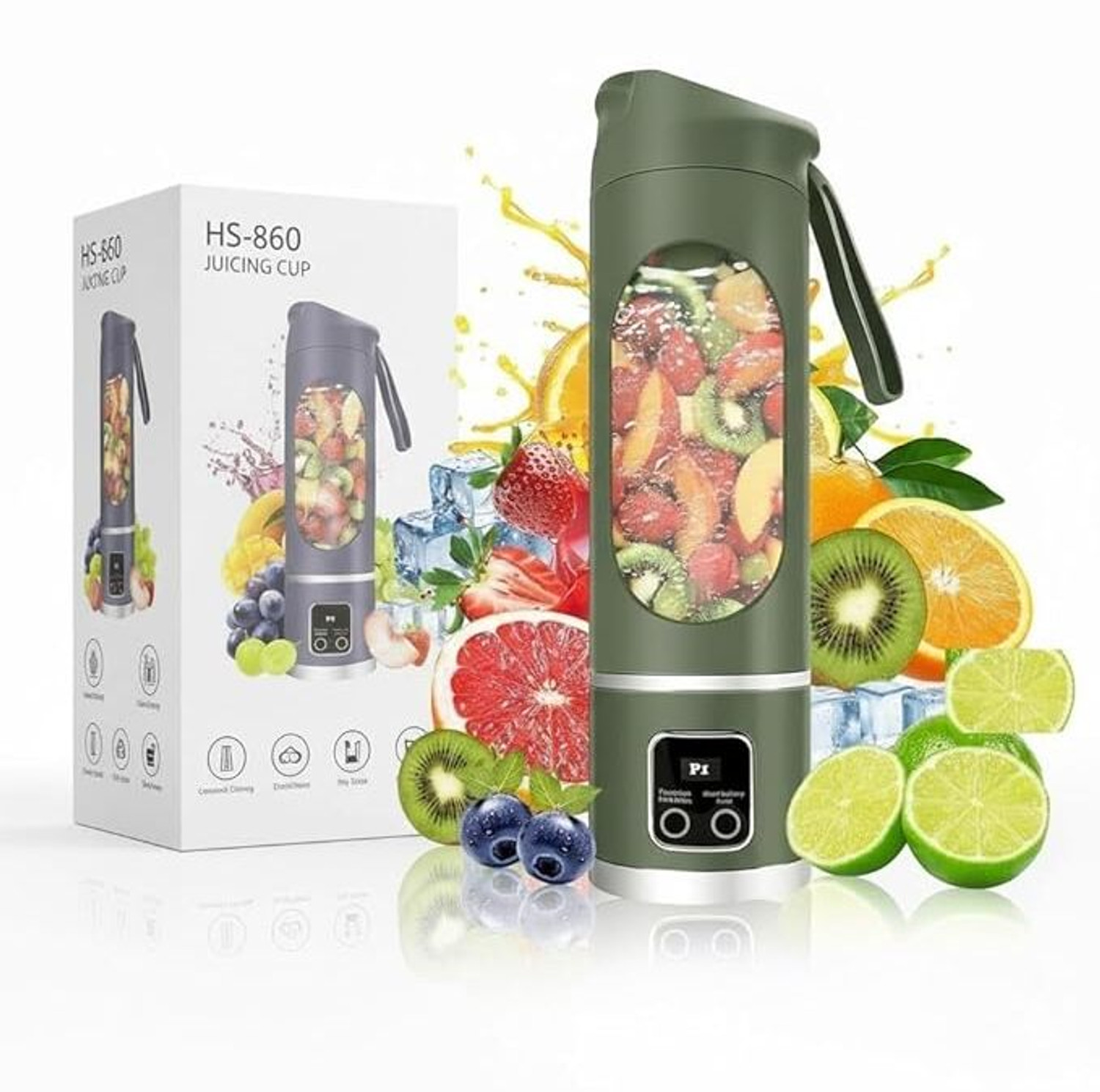 Image of jiyanshi B 1 40 W Juicer (USB Portable Blender | 1 Jar | Multicolor)