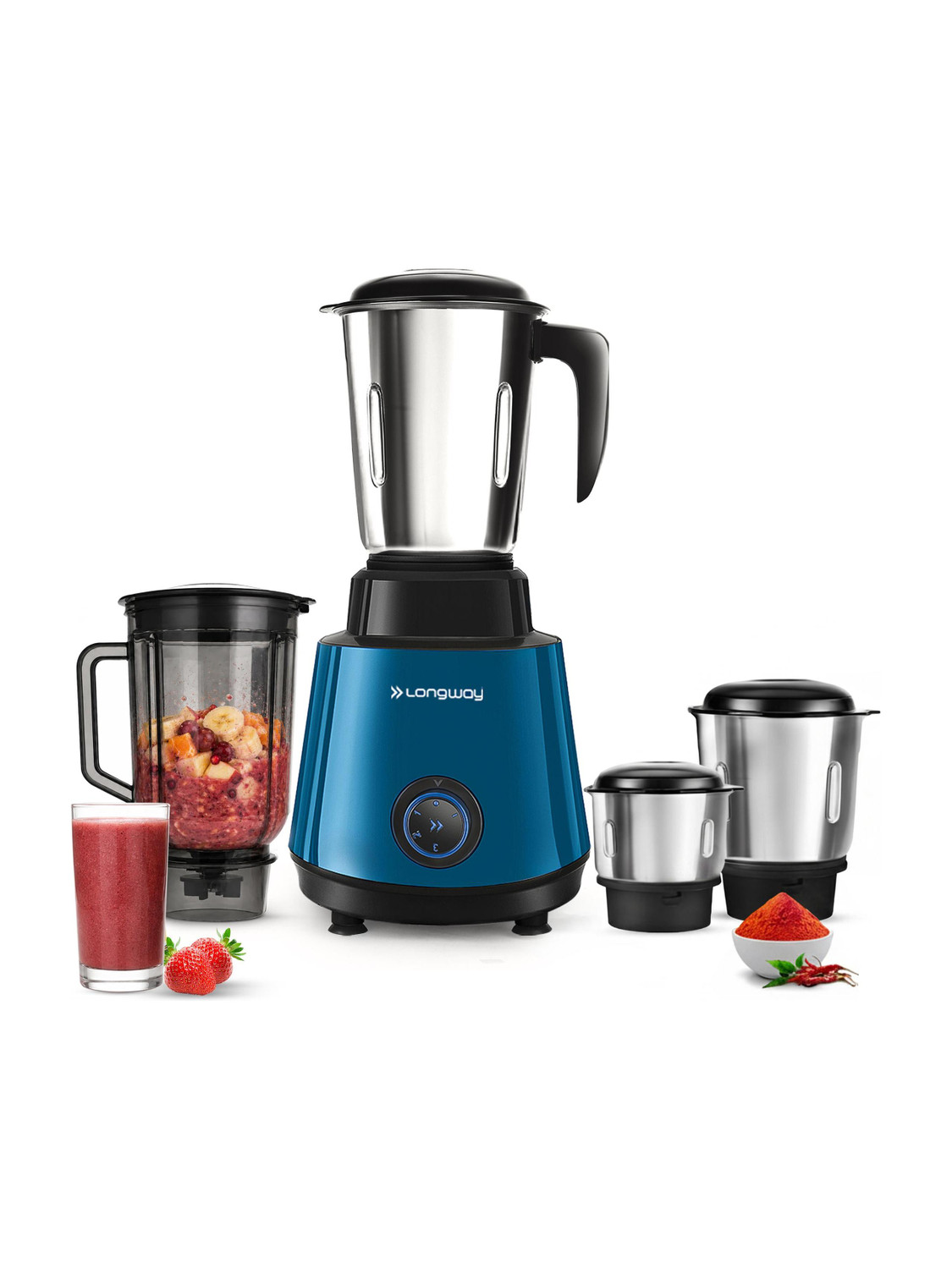 Powerful Motor for Grinding, Mixing, Juicing Up to 750 W Juicer Mixer 