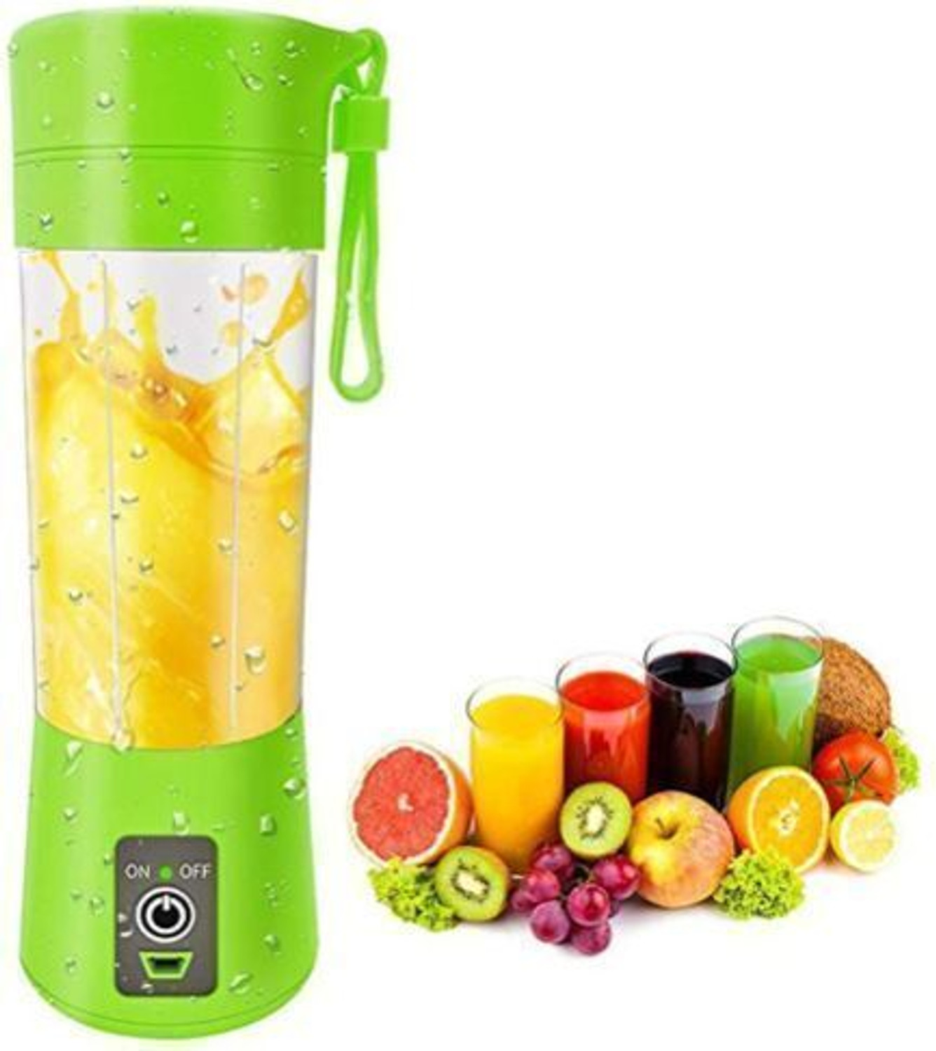 Image of princemarkett Pro Fruit Juicer 200 W Juicer Mixer Grinder (ASE 869A BlendLife Juice With Sipper For Juices, Shakes, Smoothies, Baby Food | 1 Jar | Multicolor)