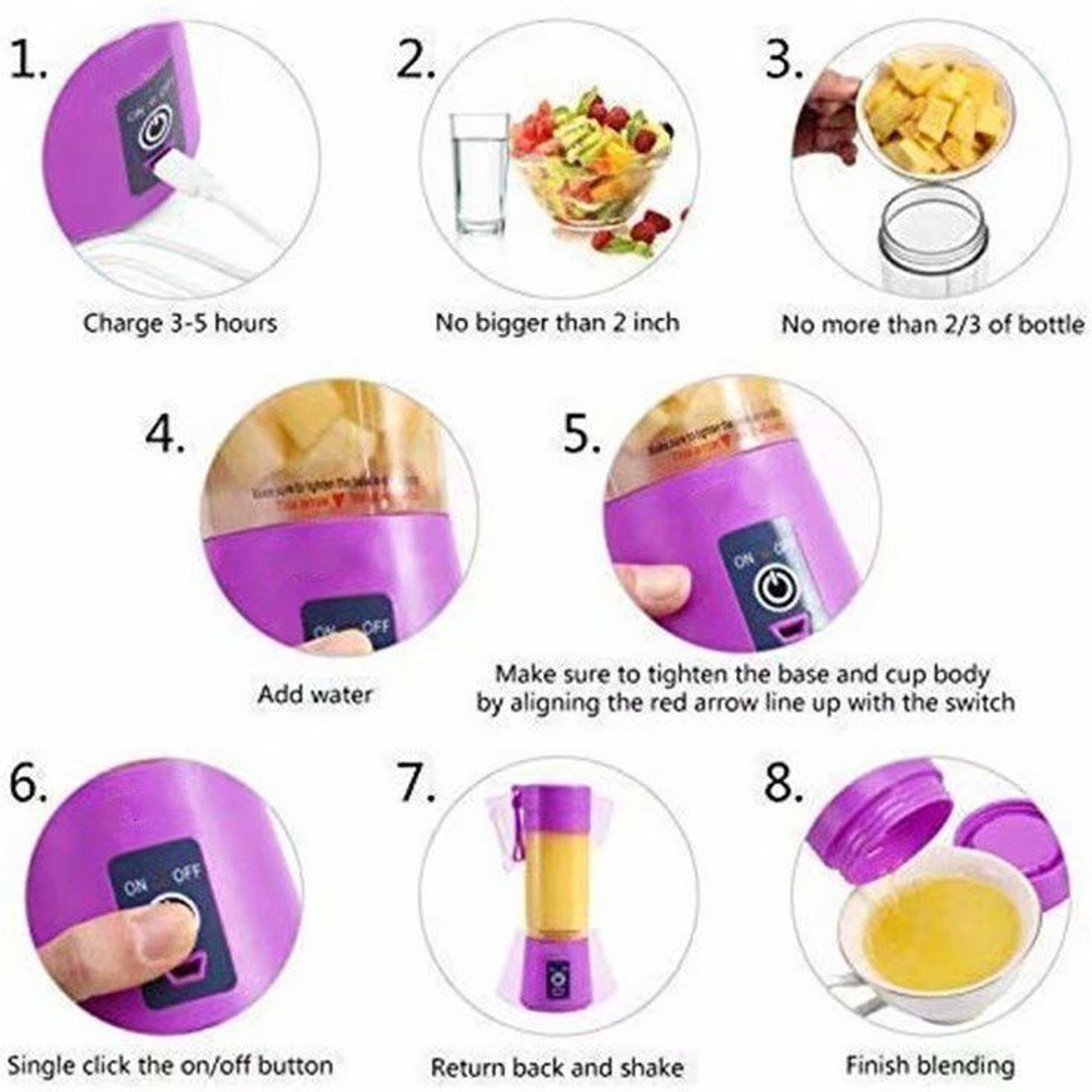 Image of Radhe Pro Fruit Juicer 200 W Juicer Mixer Grinder (JUICE CUP | 1 Jar | Multicolor)