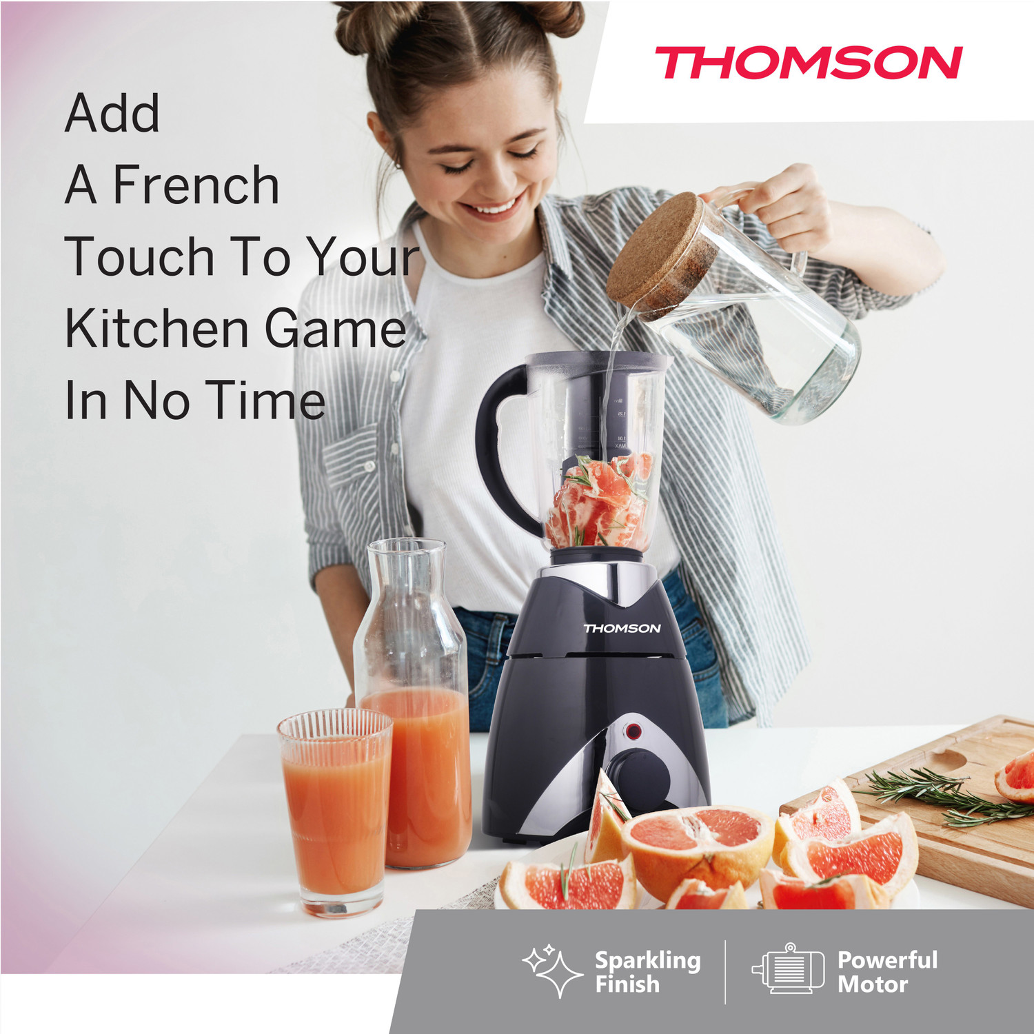 Image of Thomson MX03 750 W Juicer Mixer Grinder