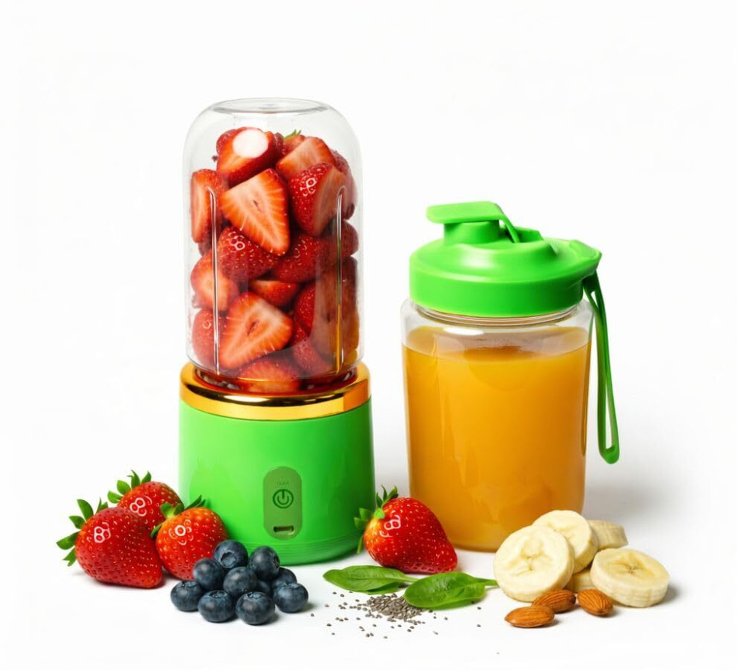 Image of jiyanshi B 1 40 W Juicer (USB Portable Blender | 1 Jar | Multicolor)