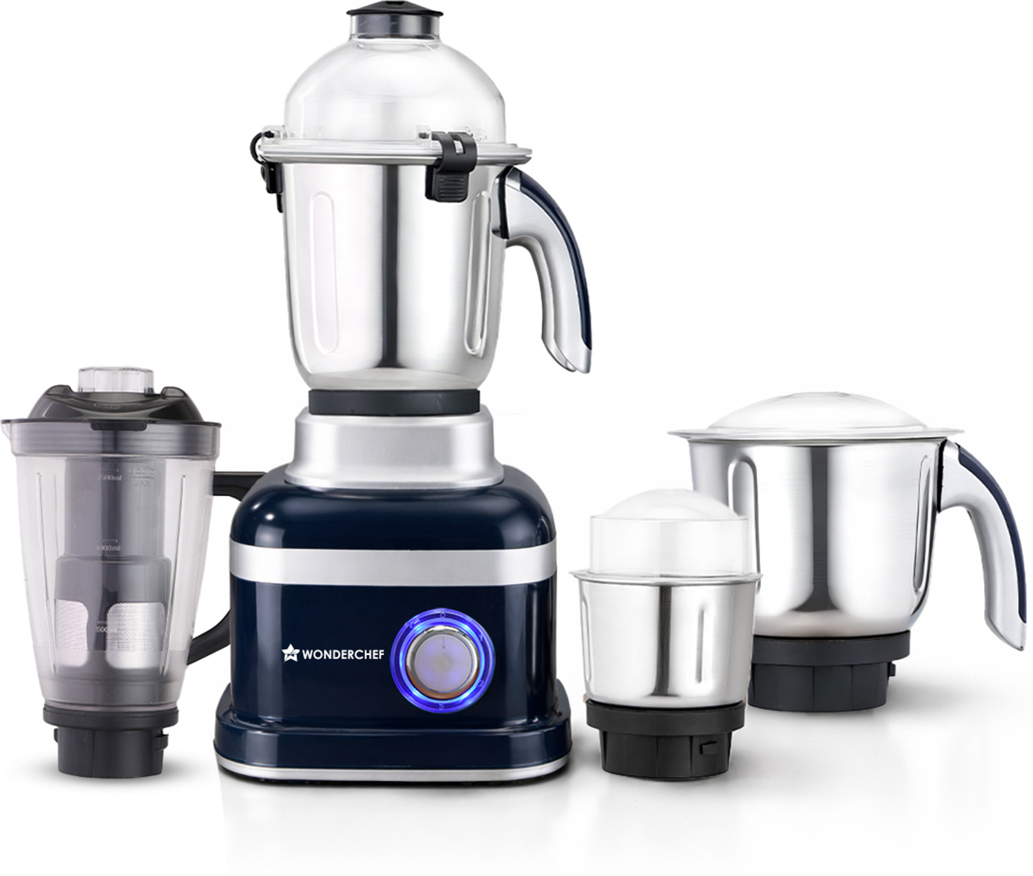 Image of PADMINI DYNA MIX 900 W Juicer Mixer Grinder (MG DYNA MIX 900W | 3 Jars | White)