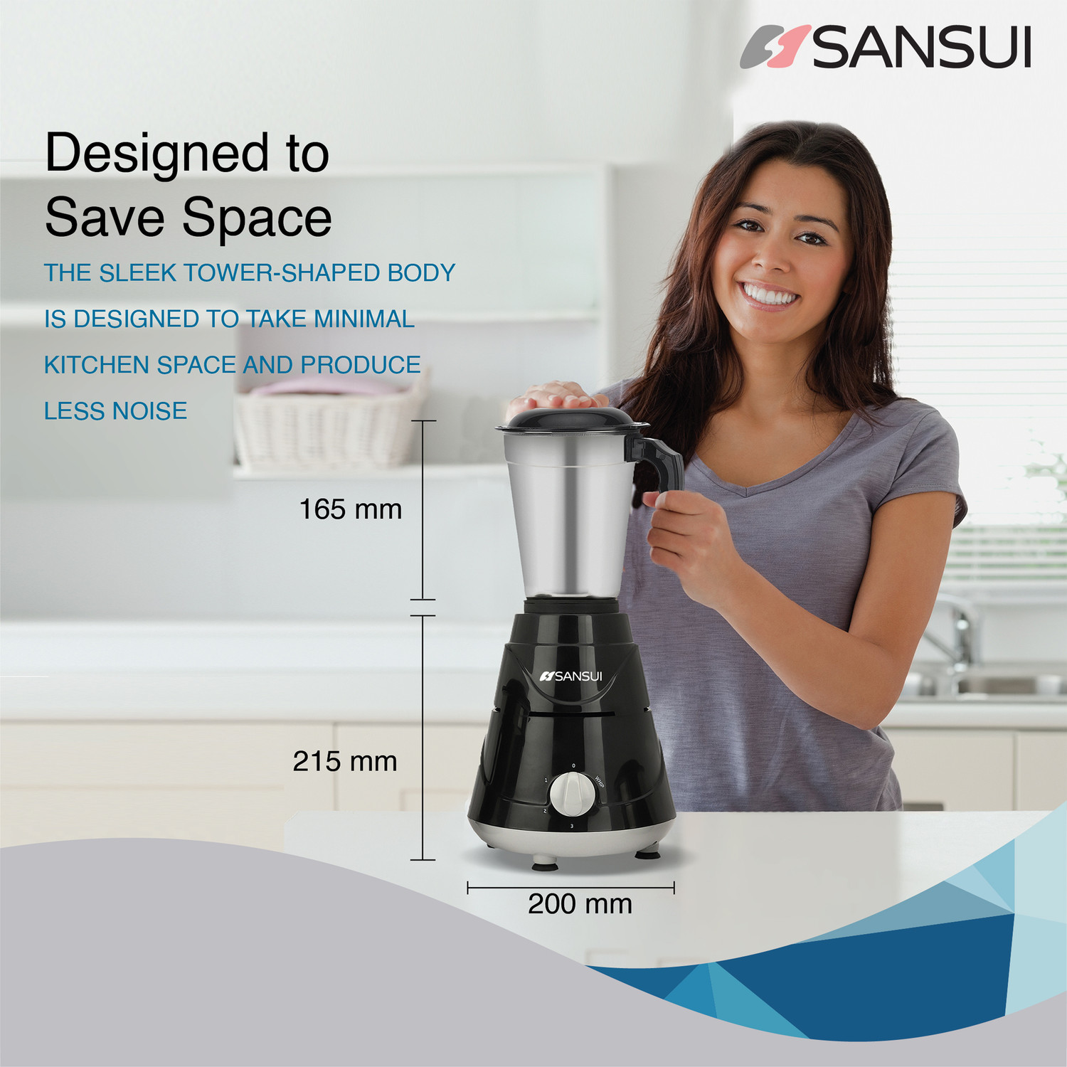 Image of Sansui Pro 500 W Juicer Mixer Grinder