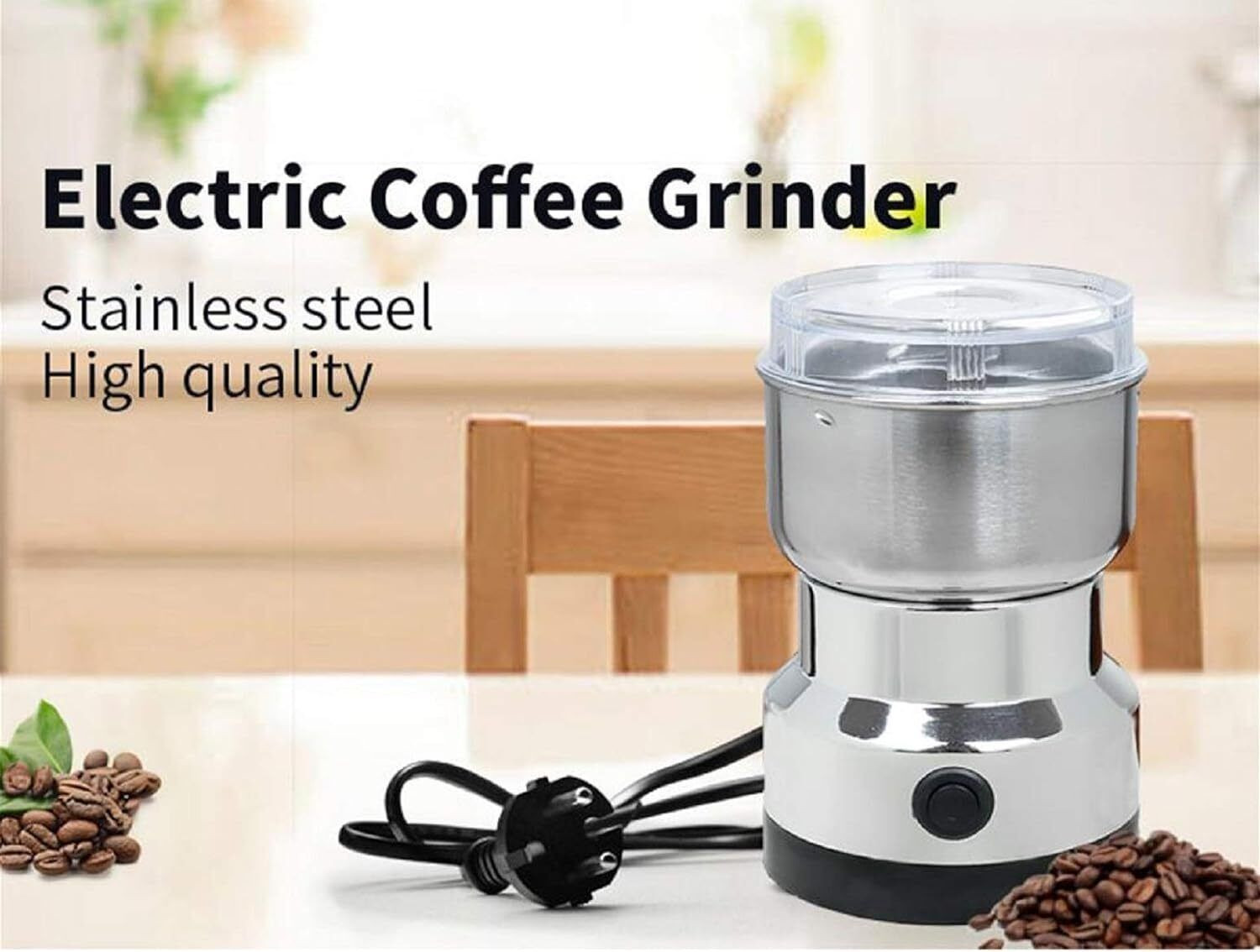 Image of Manasa Pro 450 W Juicer Mixer Grinder (Portable Grinder, USB Rechargeable Mini Grinder, Electric Grinder for mix 24 | 1 Jar | Silver)
