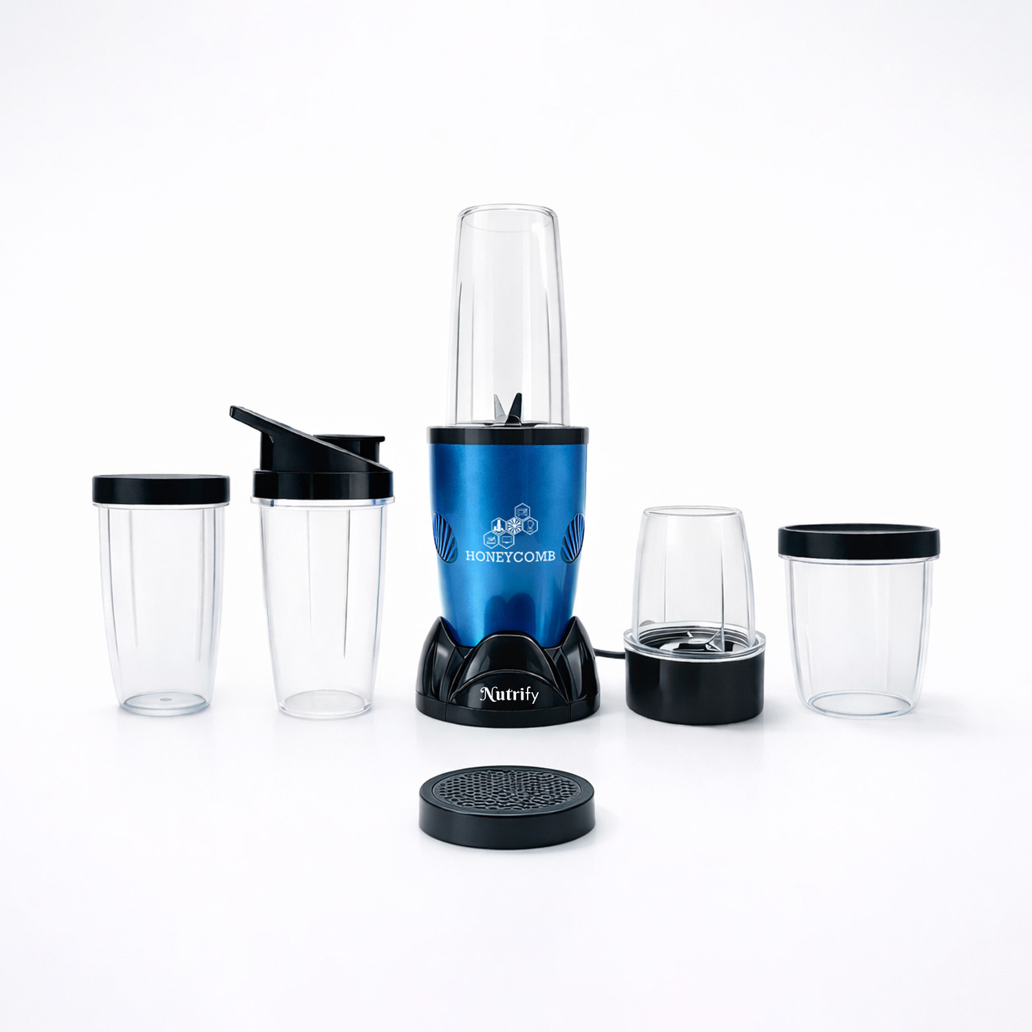 Image of Sunflame CRYSTAL 3 JARS 500 W Juicer Mixer Grinder (Crystal | 3 Jars | White)
